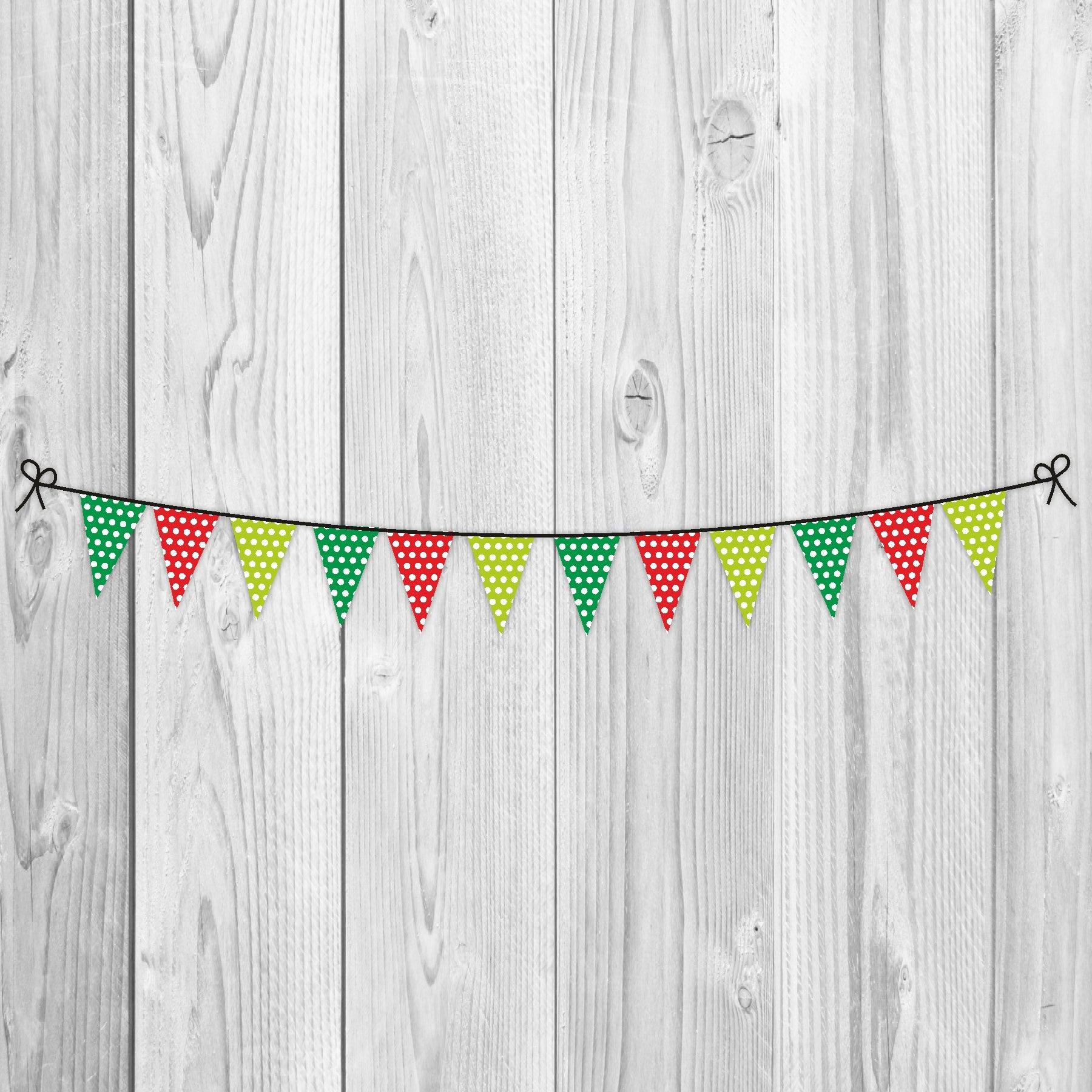 Christmas Bunting ALL PARTY SUPPLIES Pretty UR Party
