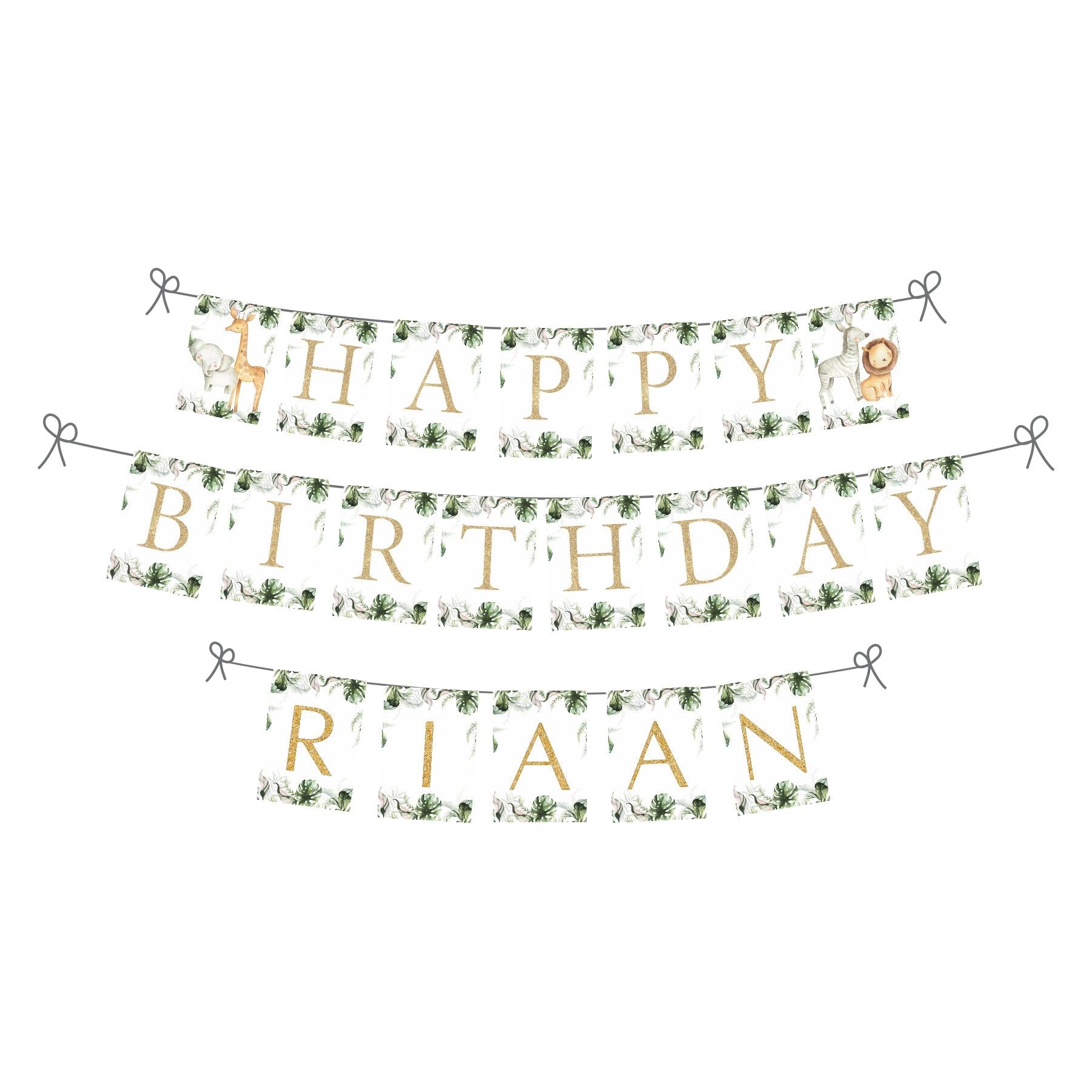 Wild One Theme Bunting THEME PARTIES Pretty UR Party