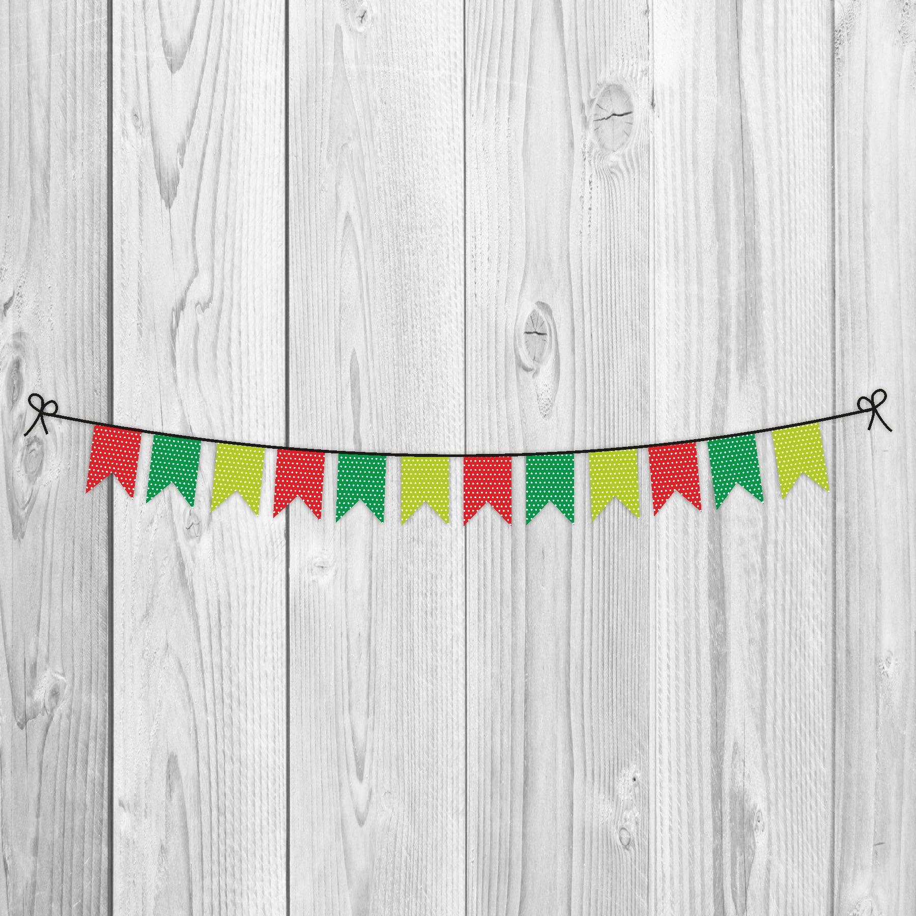 Christmas Bunting ALL PARTY SUPPLIES Pretty UR Party