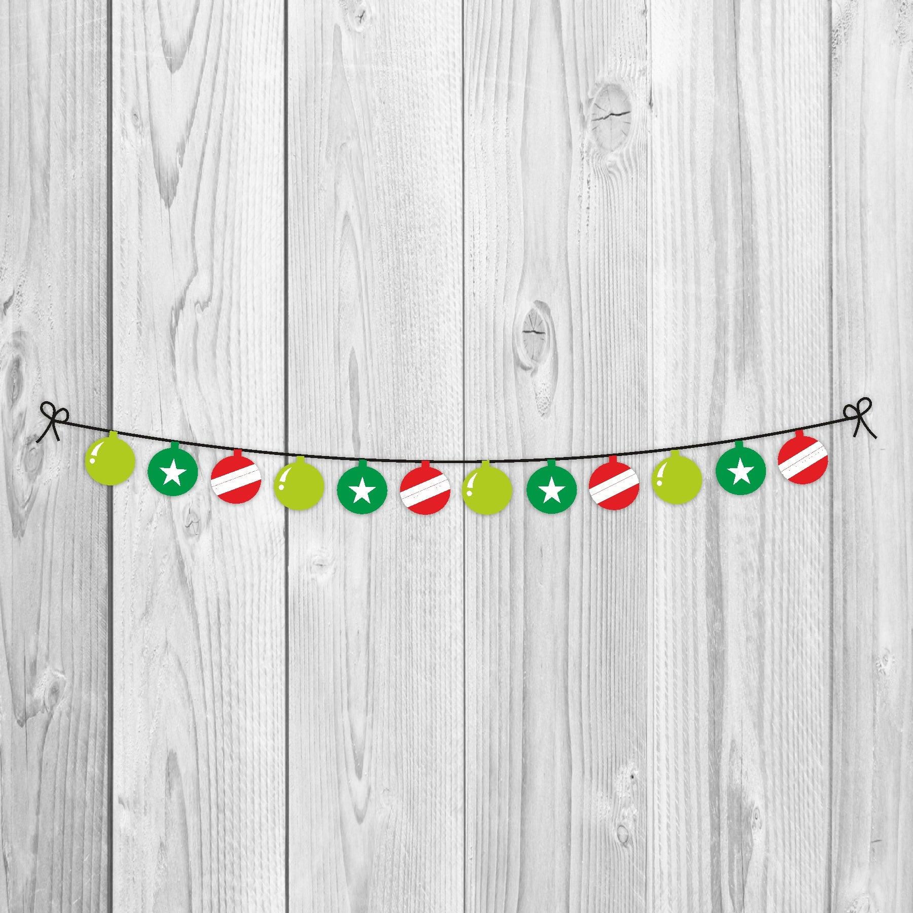 Christmas Bunting ALL PARTY SUPPLIES Pretty UR Party