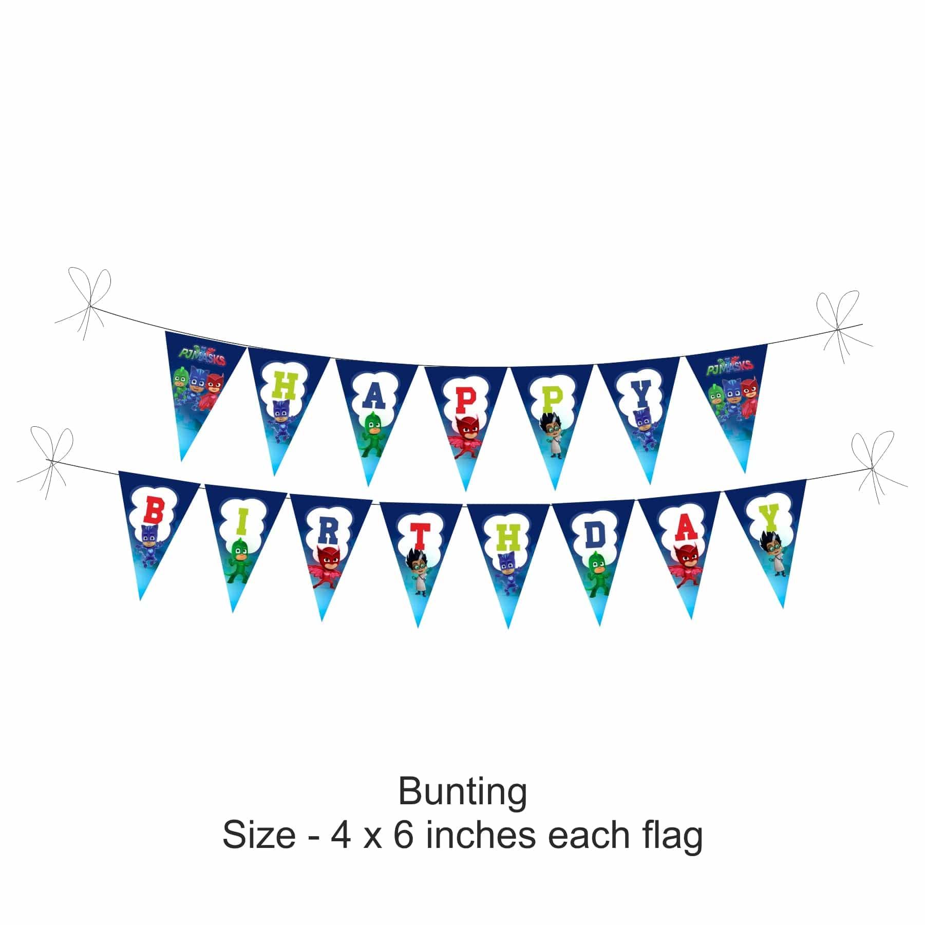 PJ Masks Party Decorations Kit - 80 Pieces Combo Pack BIRTHDAYS Pretty UR Party