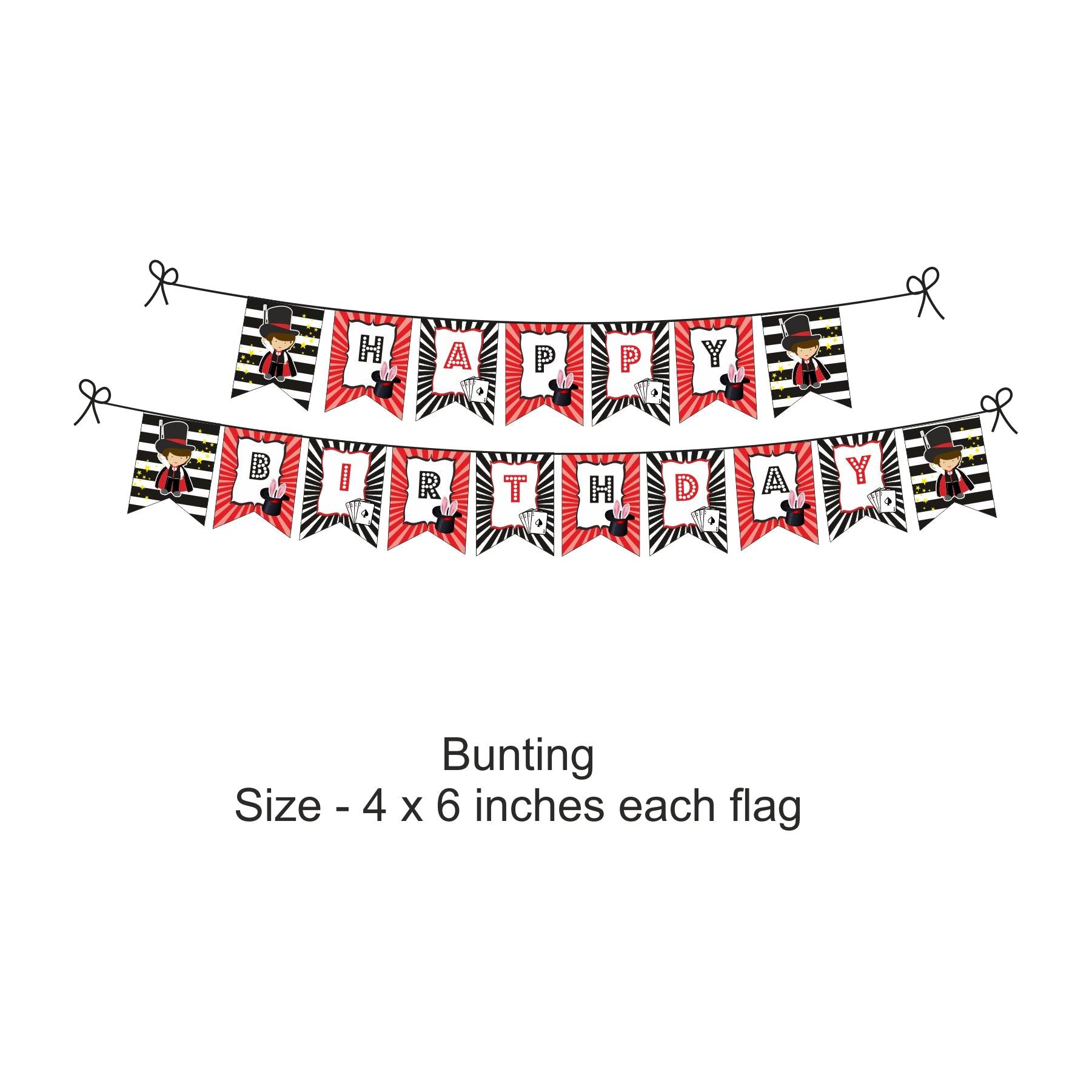 Magic Party Decorations Kit - 80 Pieces Combo Pack BIRTHDAYS Pretty UR Party