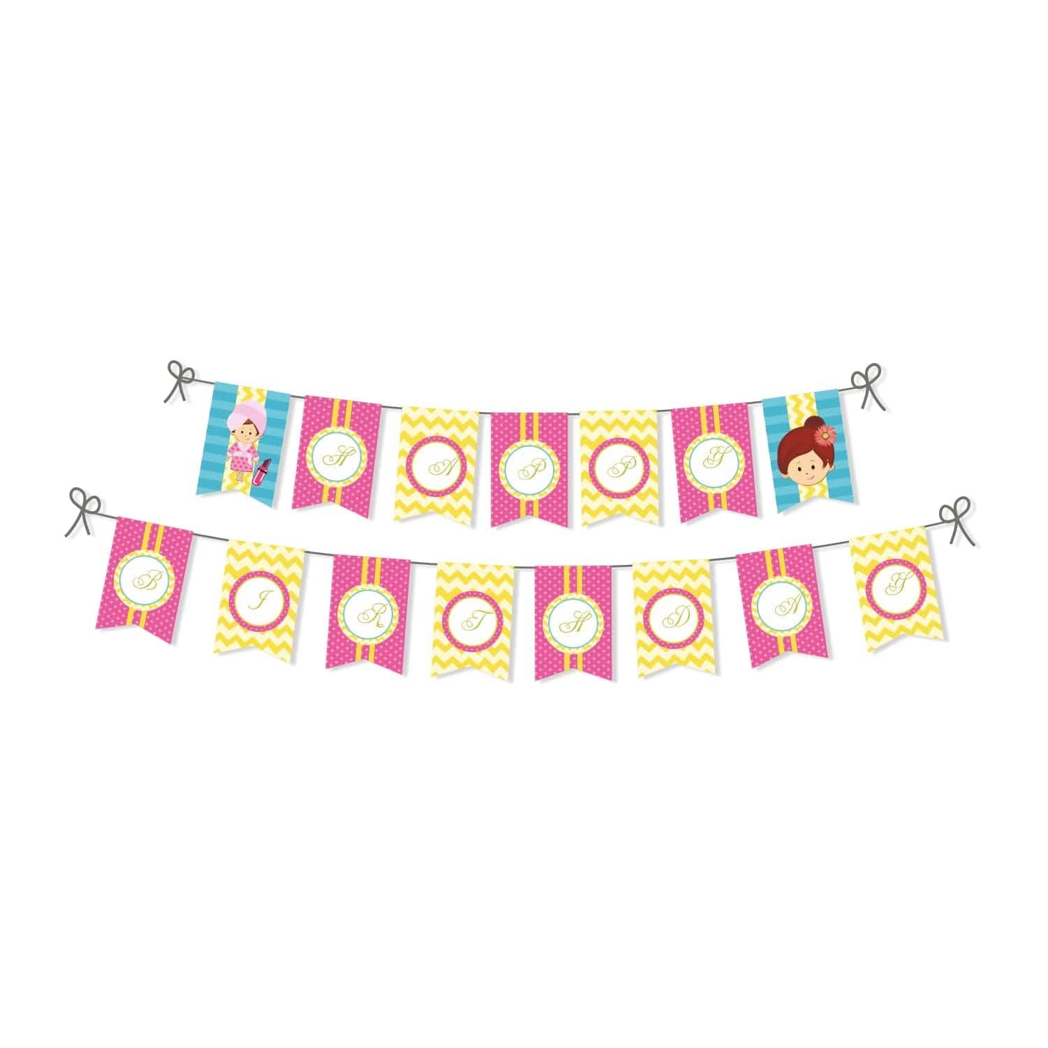 Spa Party Decorations Kit - 80 pieces Combo Pack THEME PARTIES Pretty UR Party