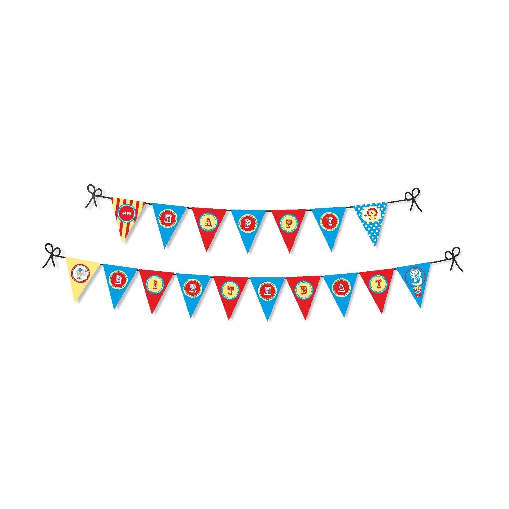 Carnival Bunting THEME PARTIES Pretty UR Party
