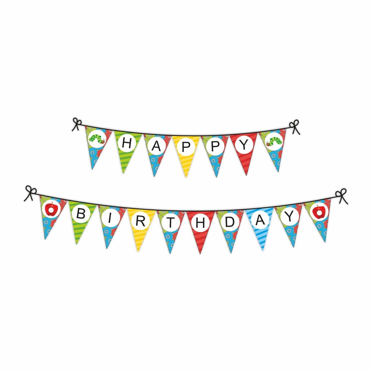 The Hungry Caterpillar Party Decorations Kit - 80 Pieces Combo Pack BIRTHDAYS Pretty UR Party