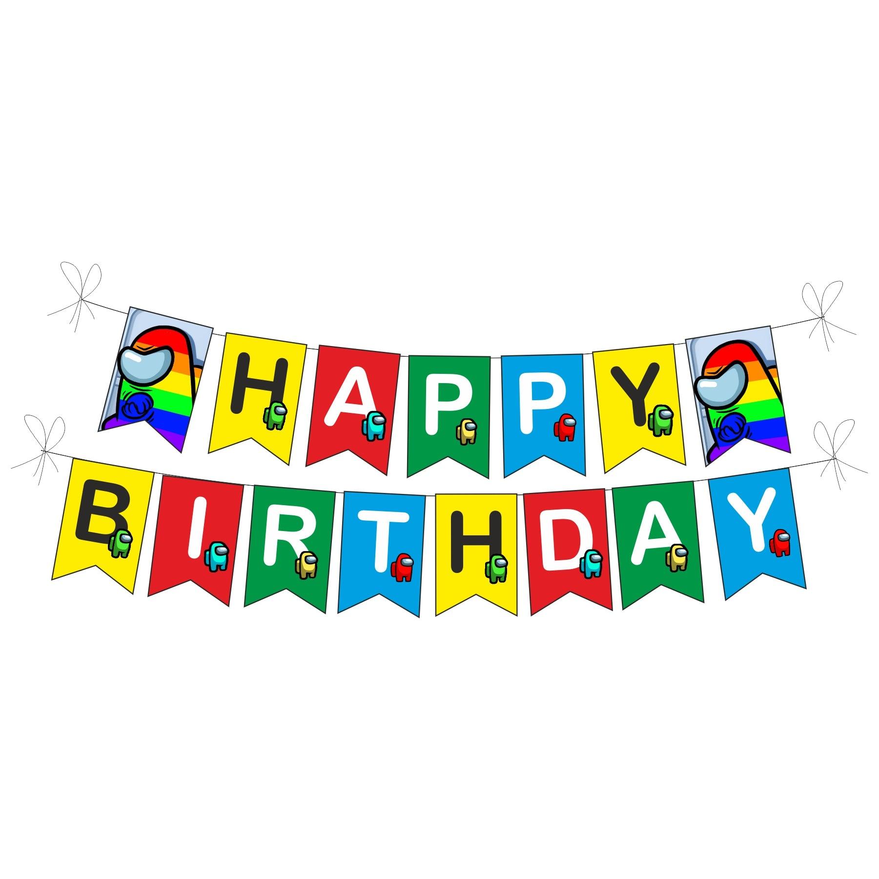 Among Us theme Party Decorations Kit - 80 Pieces combo pack PACKAGES Pretty UR Party