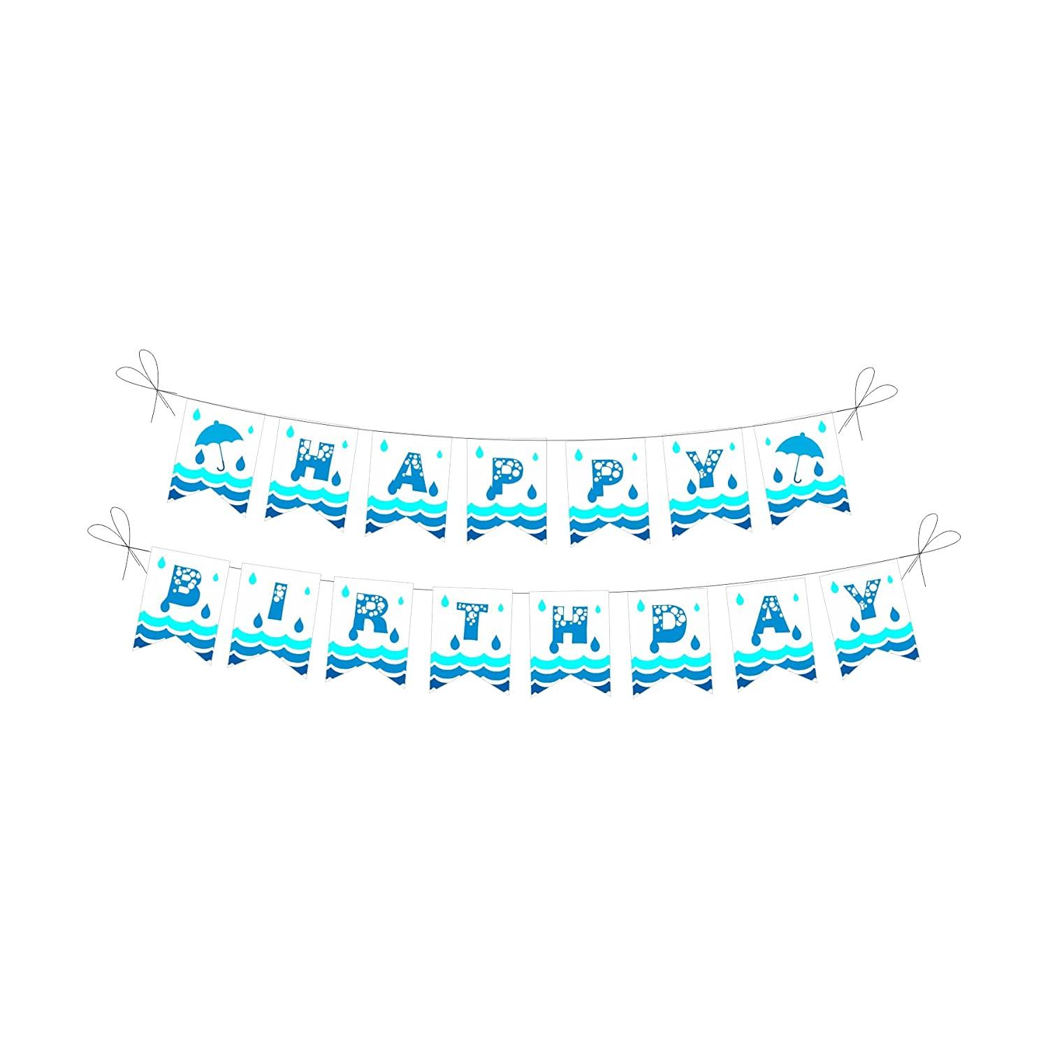 Monsoon Party Decorations Package - 70 pieces Combo BIRTHDAYS Pretty UR Party