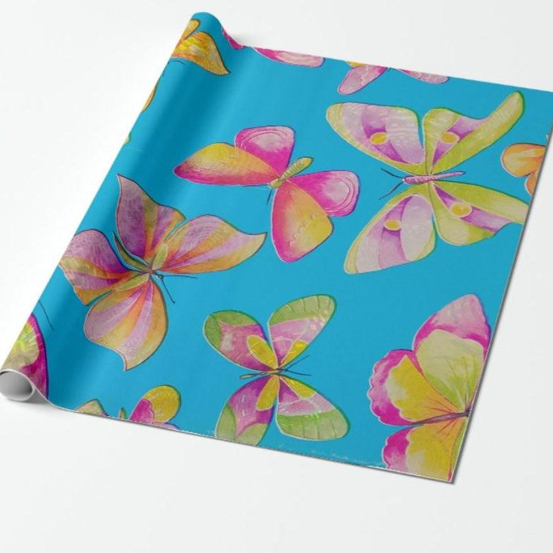 Butterfly Wrapping Paper (Pack of 5) ACCESSORIES Pretty UR Party