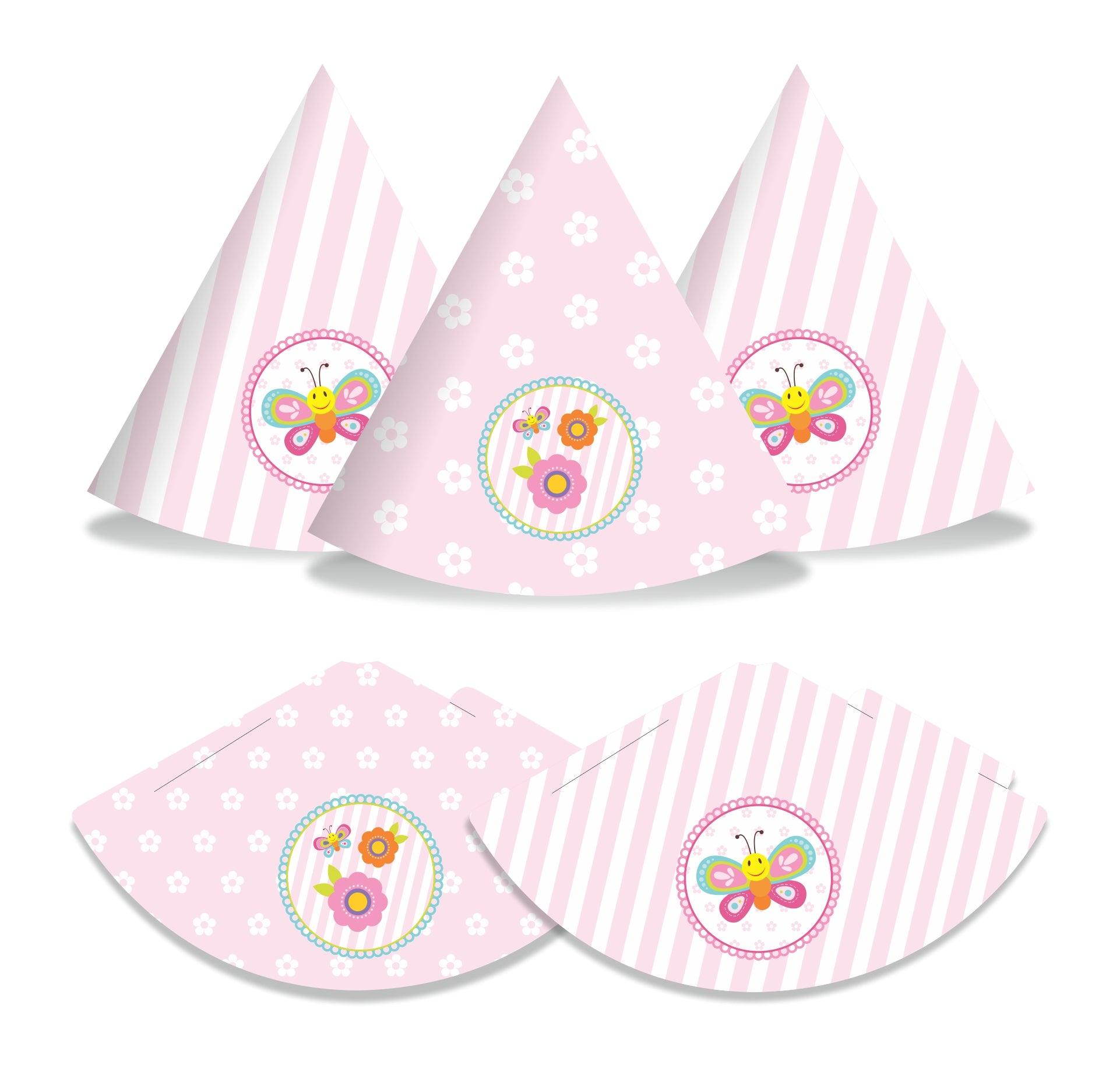 Butterfly Hats - Pack of 10 THEME PARTIES Pretty UR Party