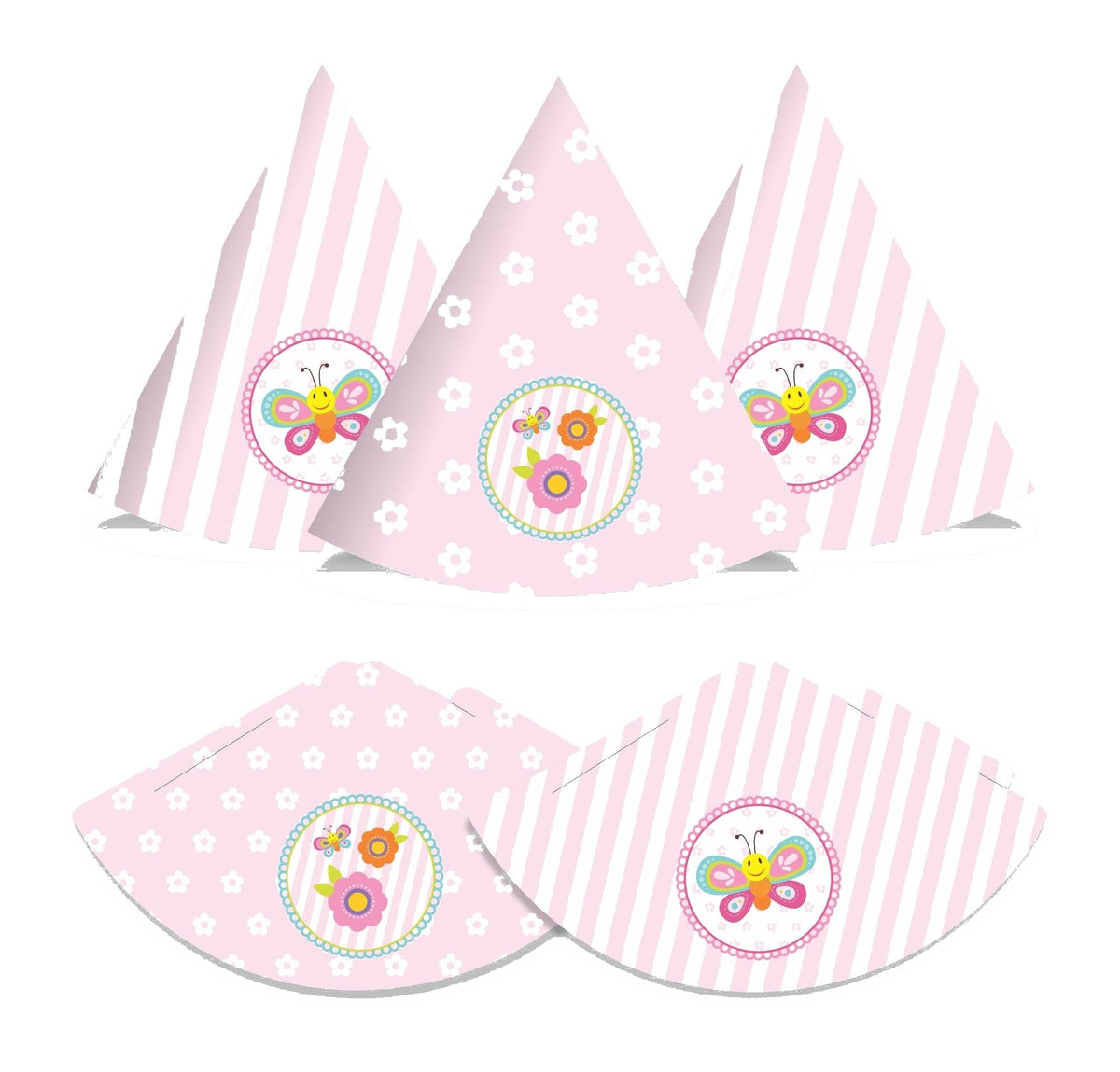 Butterfly Hats - Pack of 10