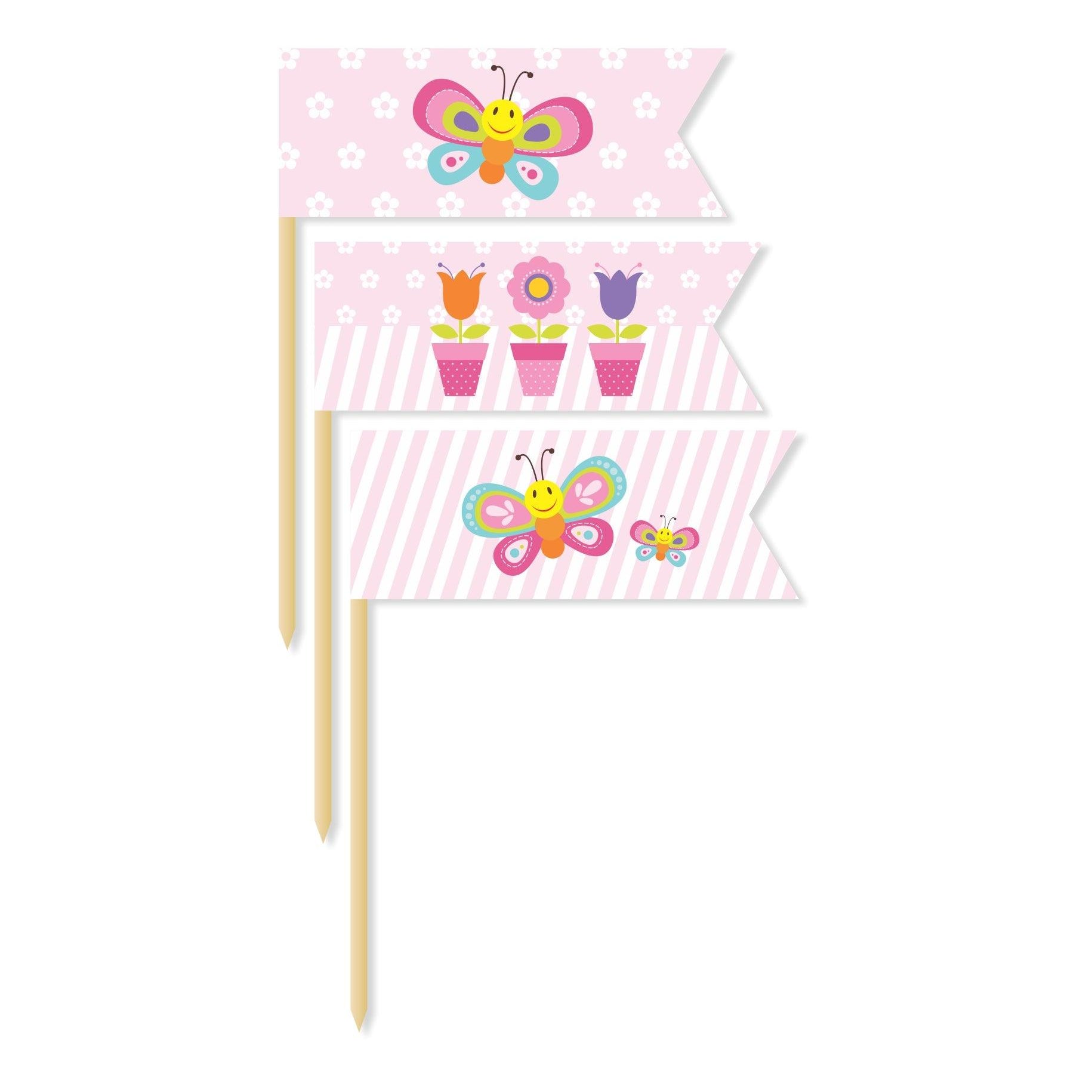 Butterfly Picks THEME PARTIES Pretty UR Party