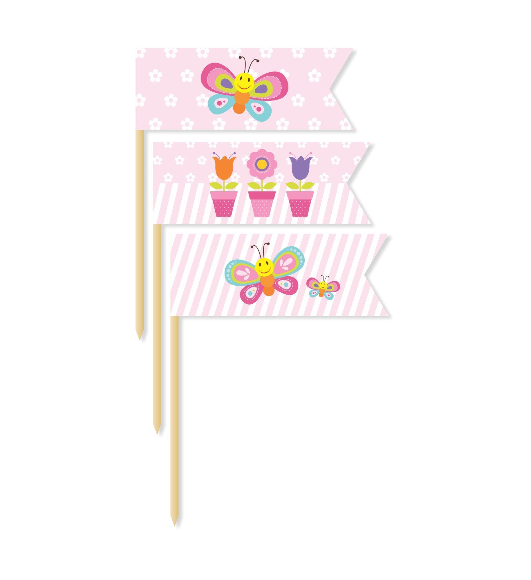 Butterfly Picks THEME PARTIES Pretty UR Party