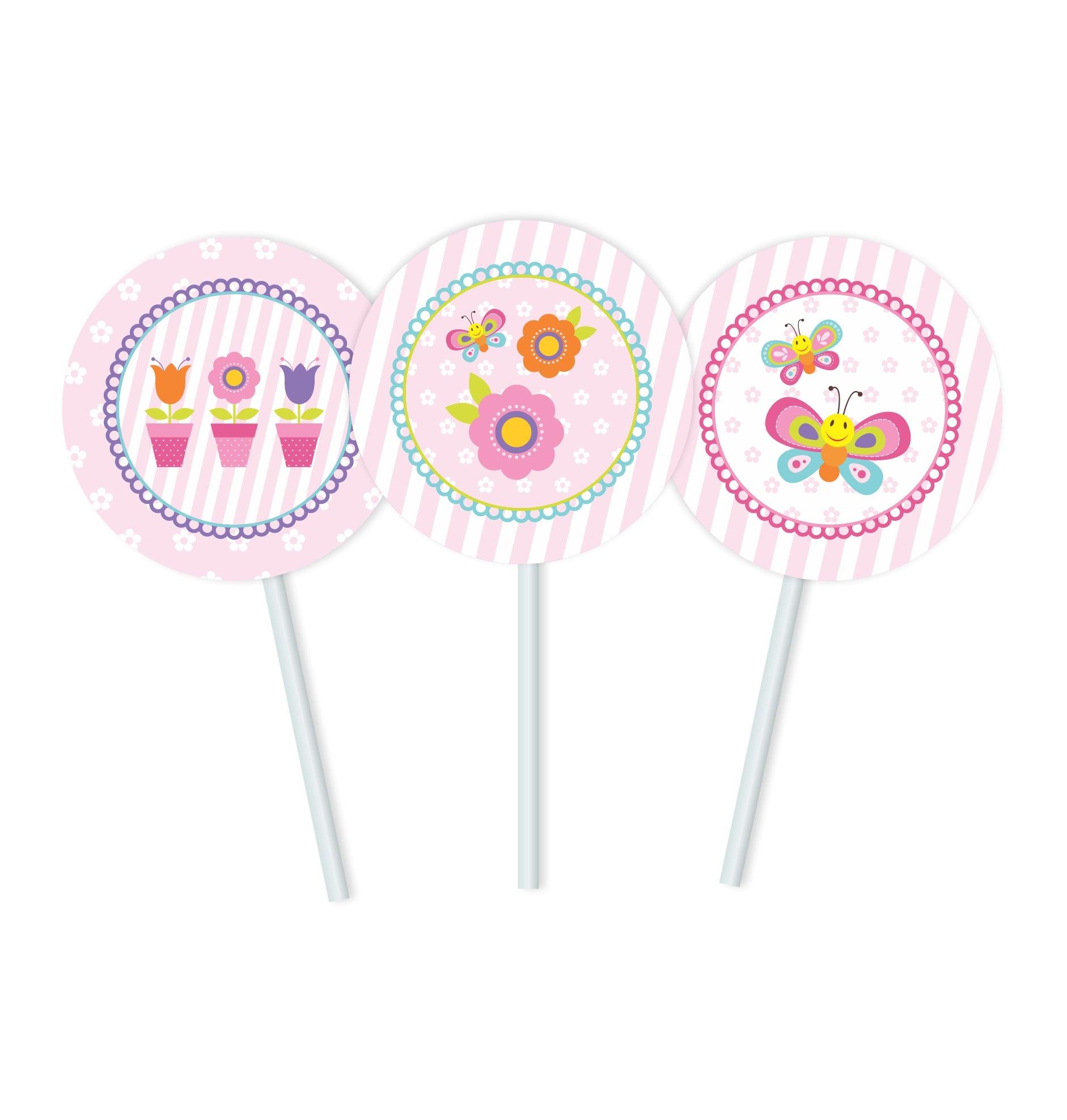 Butterfly Cupcake / Food Toppers THEME PARTIES Pretty UR Party