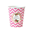 Pink Floral and Bird Cage Tableware Package BIRTHDAYS Pretty UR Party