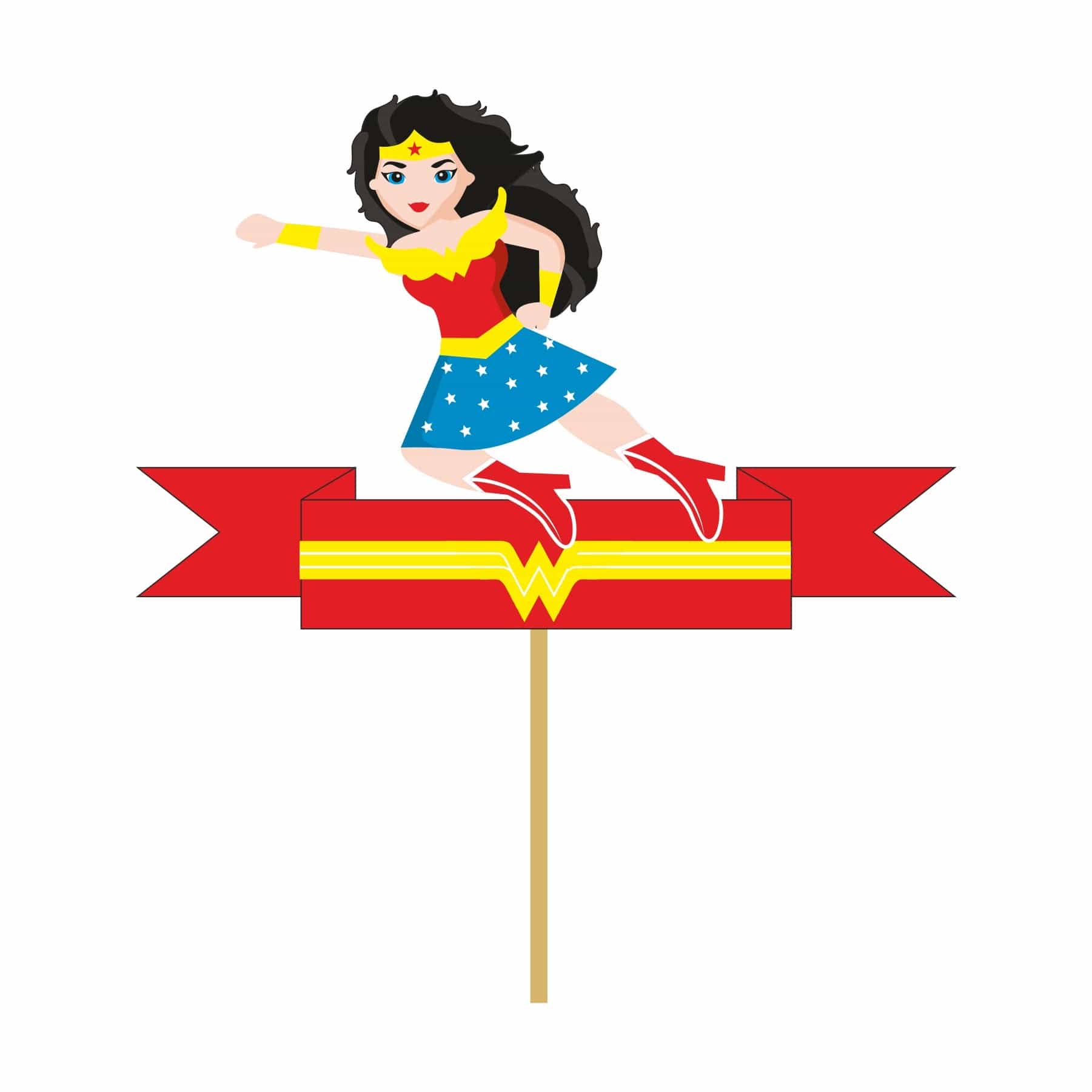 Wonder Woman Tableware Package BIRTHDAYS Pretty UR Party