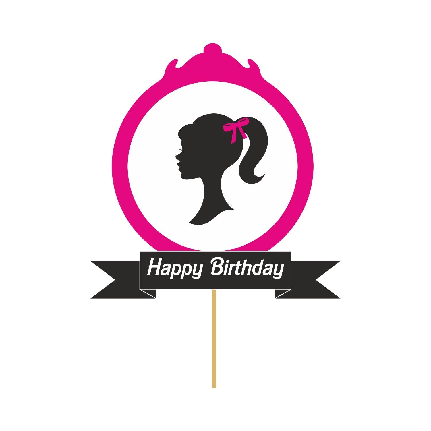 Barbie Silhouette Tableware Package - 67 pieces TABLEWARE Pretty UR Party