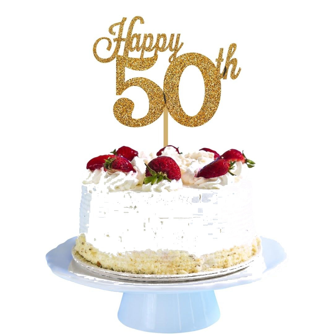 50th Birthday Cake Topper