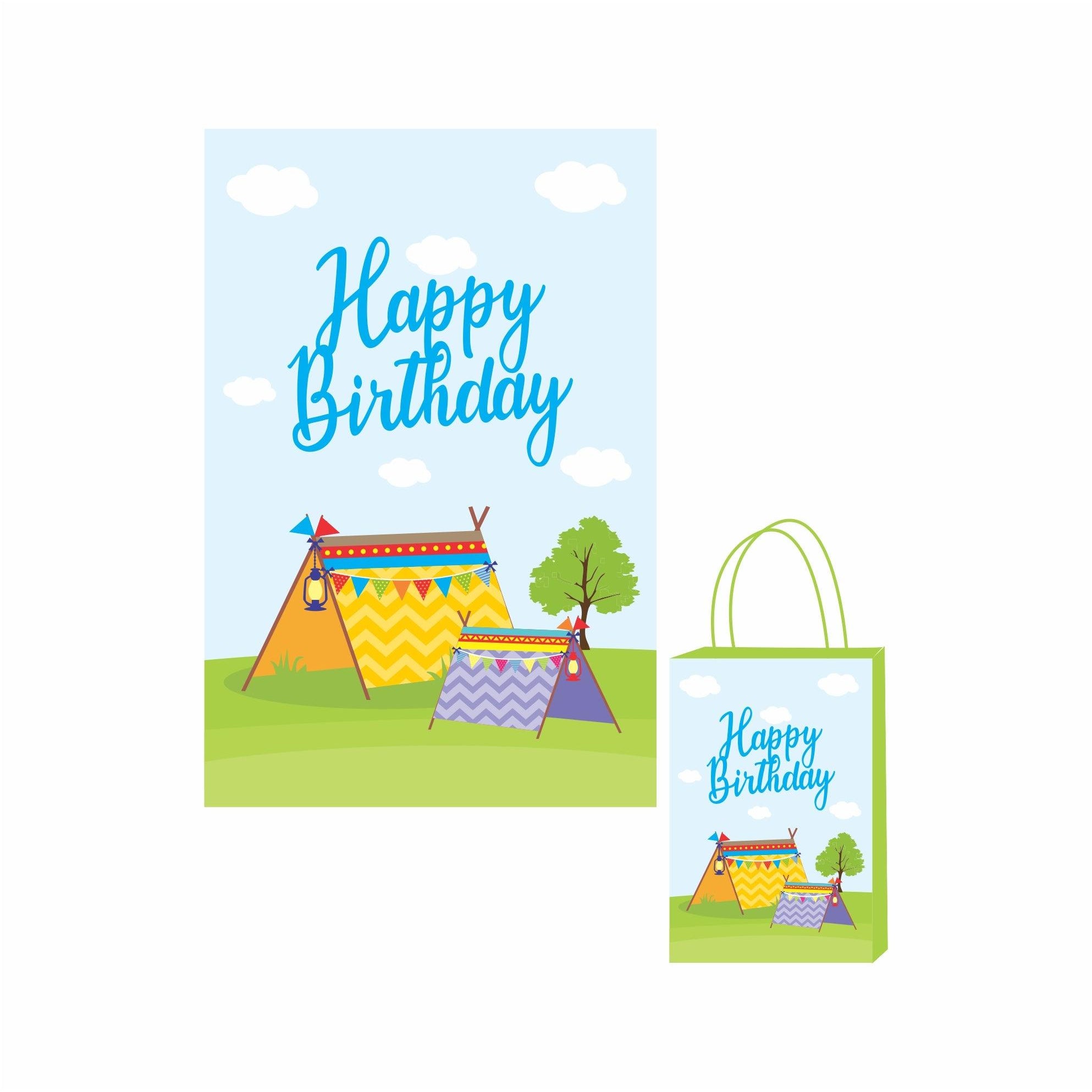 Camping Theme Khoi Bag ALL PARTY SUPPLIES Pretty UR Party