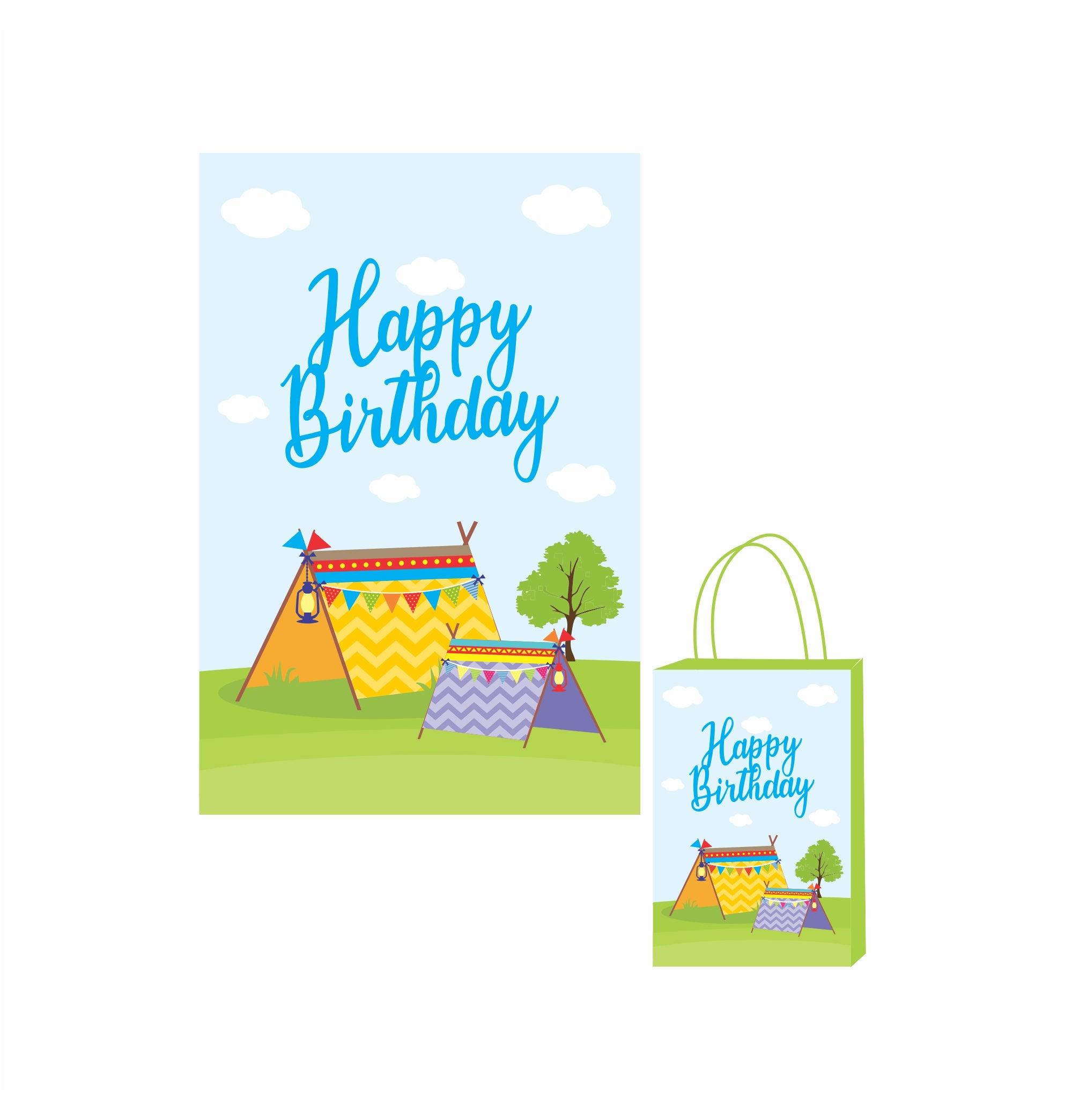 Camping Theme Khoi Bag ALL PARTY SUPPLIES Pretty UR Party