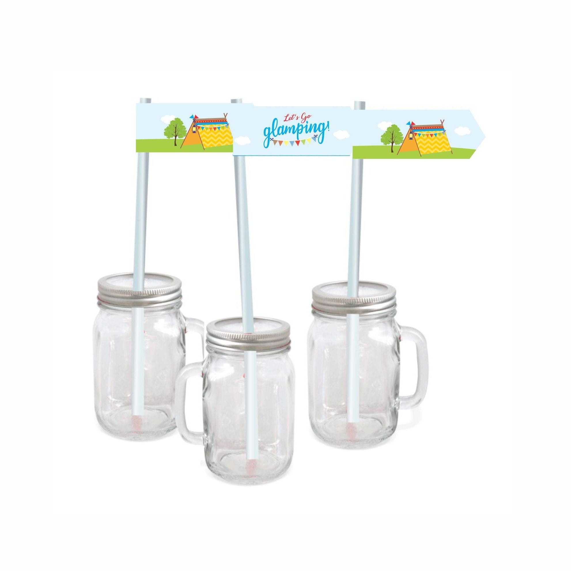 Camping Theme Drink Straws THEME PARTIES Pretty UR Party