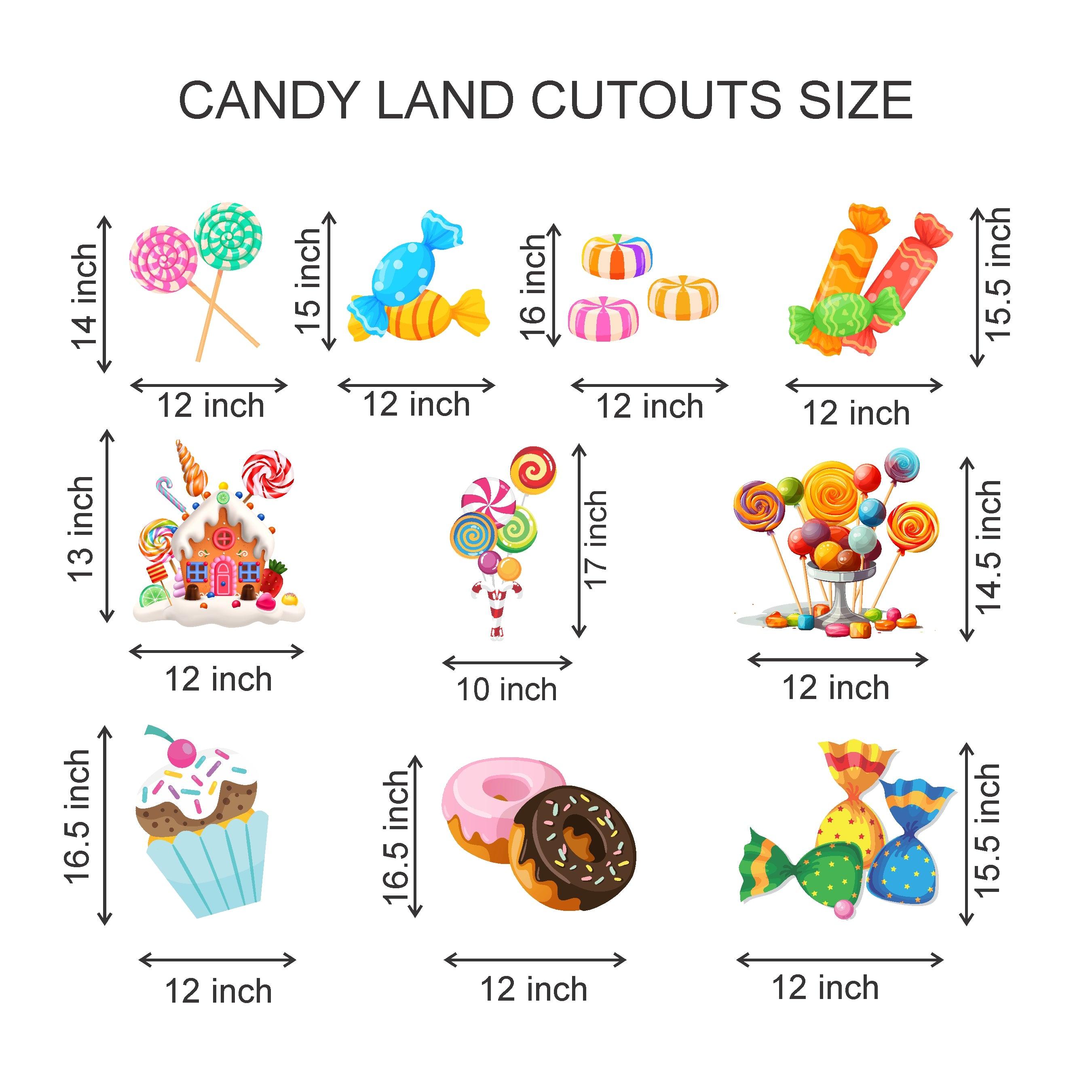 Candy Shoppe Theme Cutouts THEME PARTIES Pretty UR Party