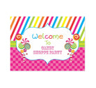 Candy Shoppe Entrance Banner / Door Sign THEME PARTIES Pretty UR Party