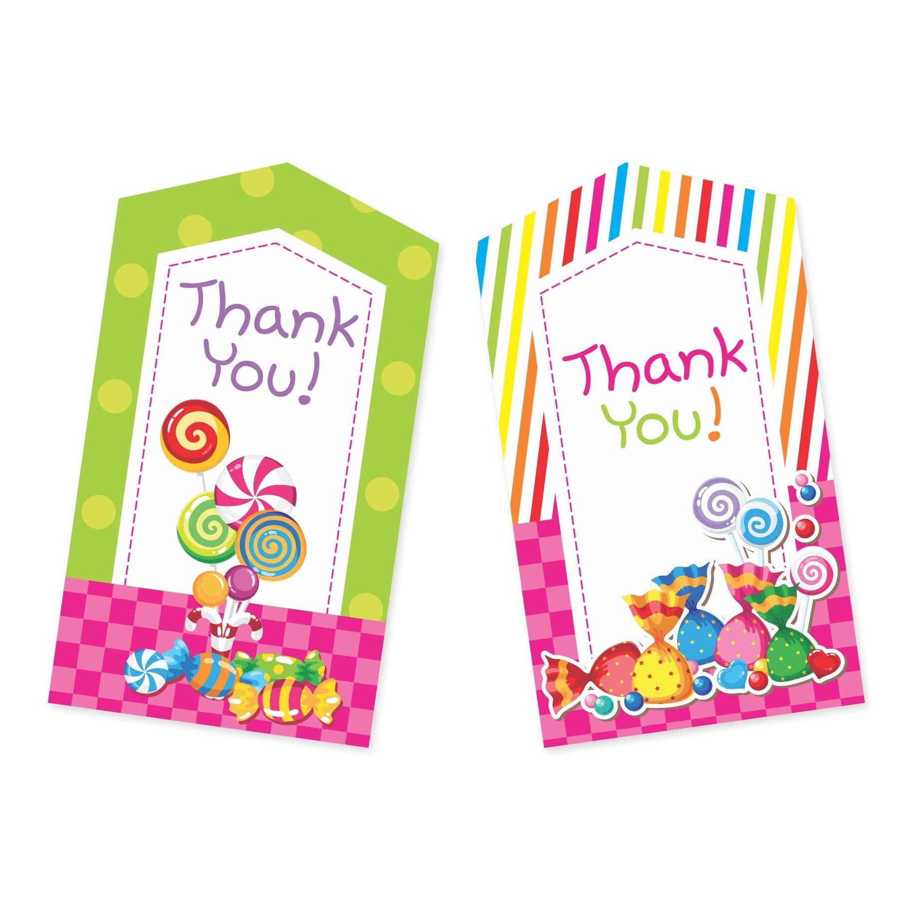 Candy Shoppe Thank you Tags THEME PARTIES Pretty UR Party