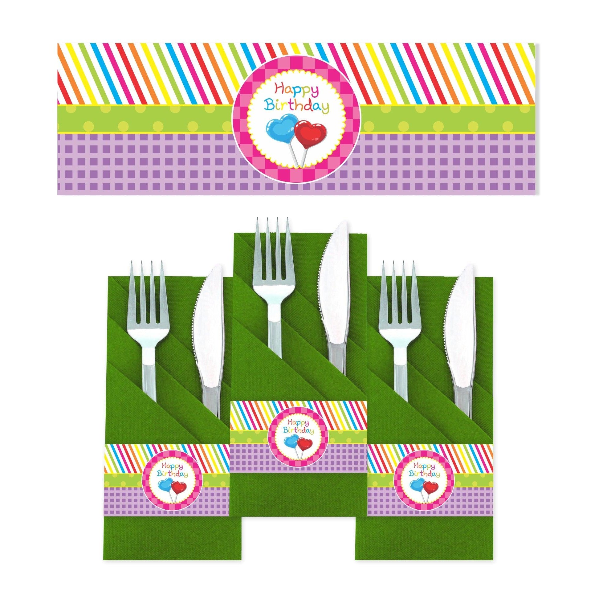 Candy Shoppe Napkin Rings THEME PARTIES Pretty UR Party