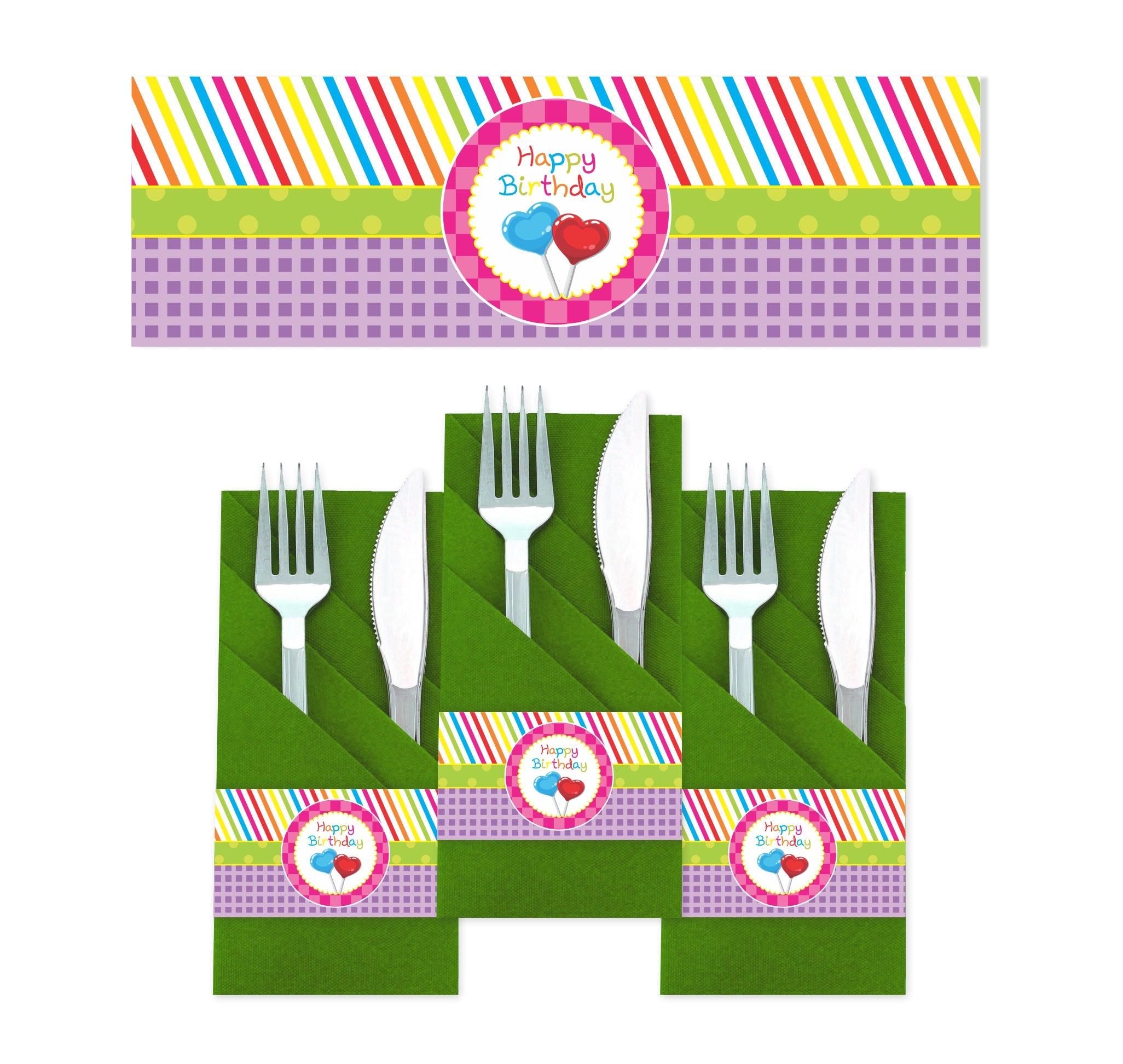 Candy Shoppe Napkin Rings THEME PARTIES Pretty UR Party