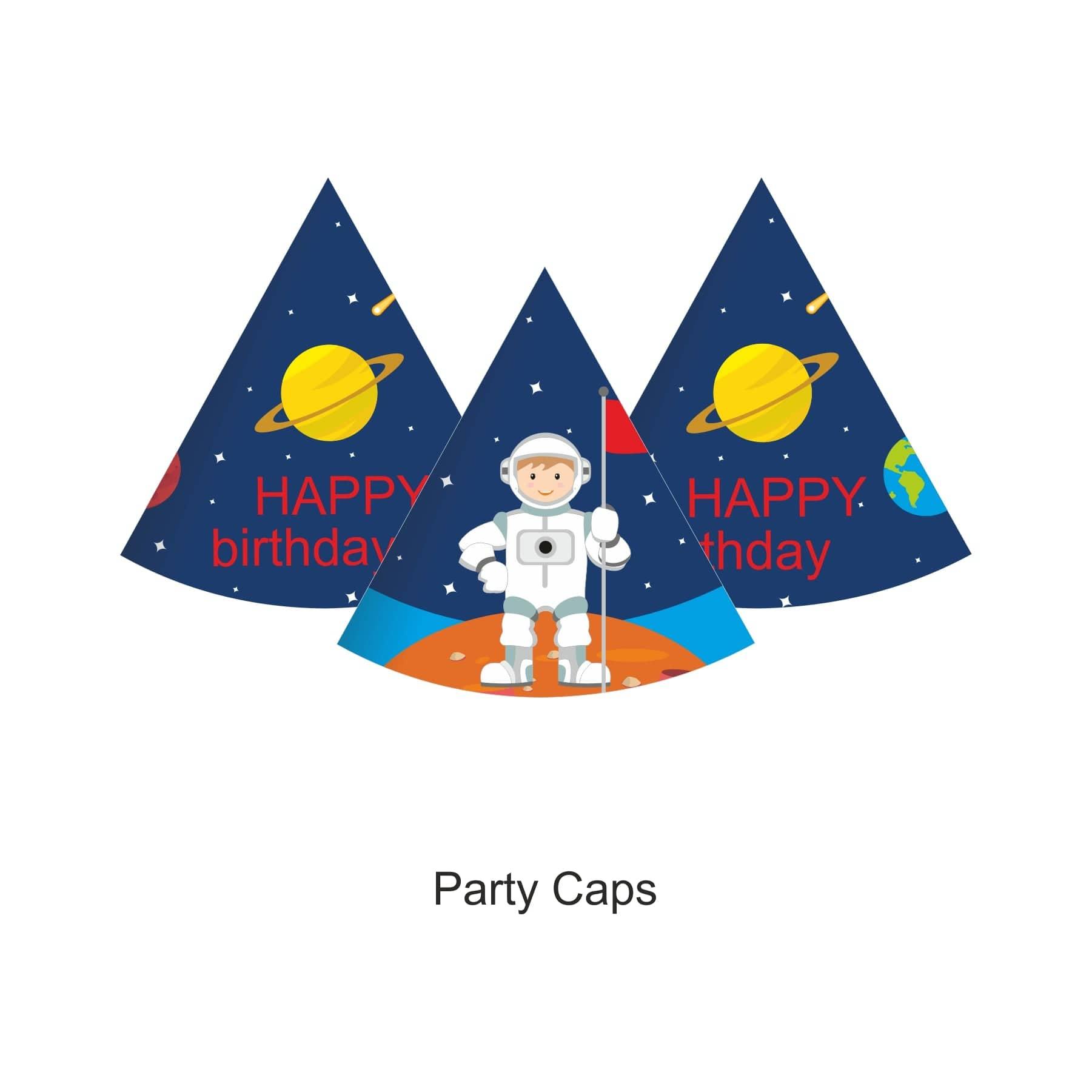 Space Party Decorations Kit - 80 pieces Combo Pack BIRTHDAYS Pretty UR Party