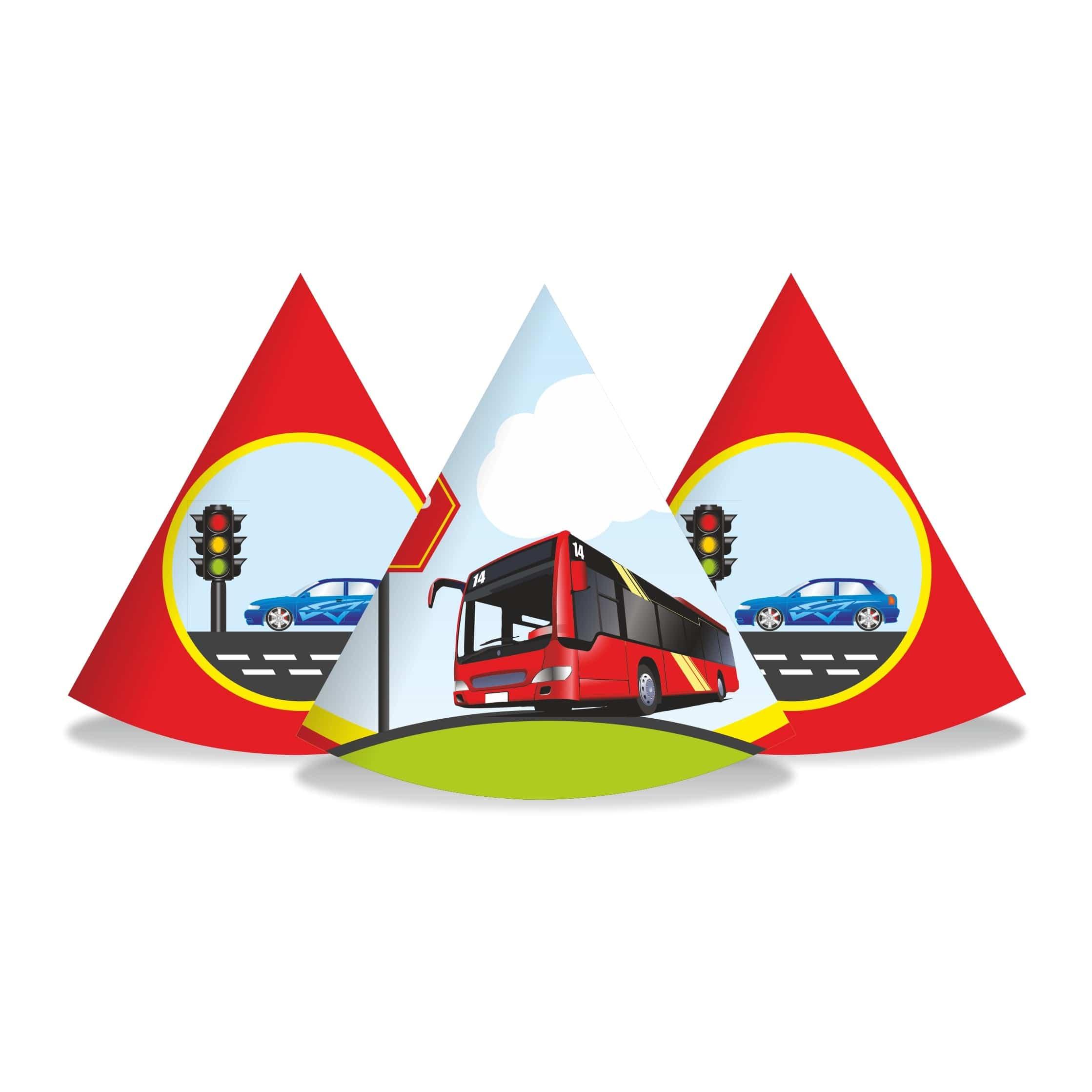 Transport Party Decorations Kit - 80 Pieces Combo Pack BIRTHDAYS Pretty UR Party