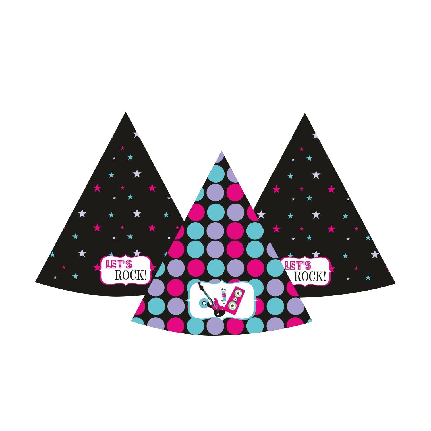 Girly Rockstar Party Decorations Package - 70 pieces Combo BIRTHDAYS Pretty UR Party