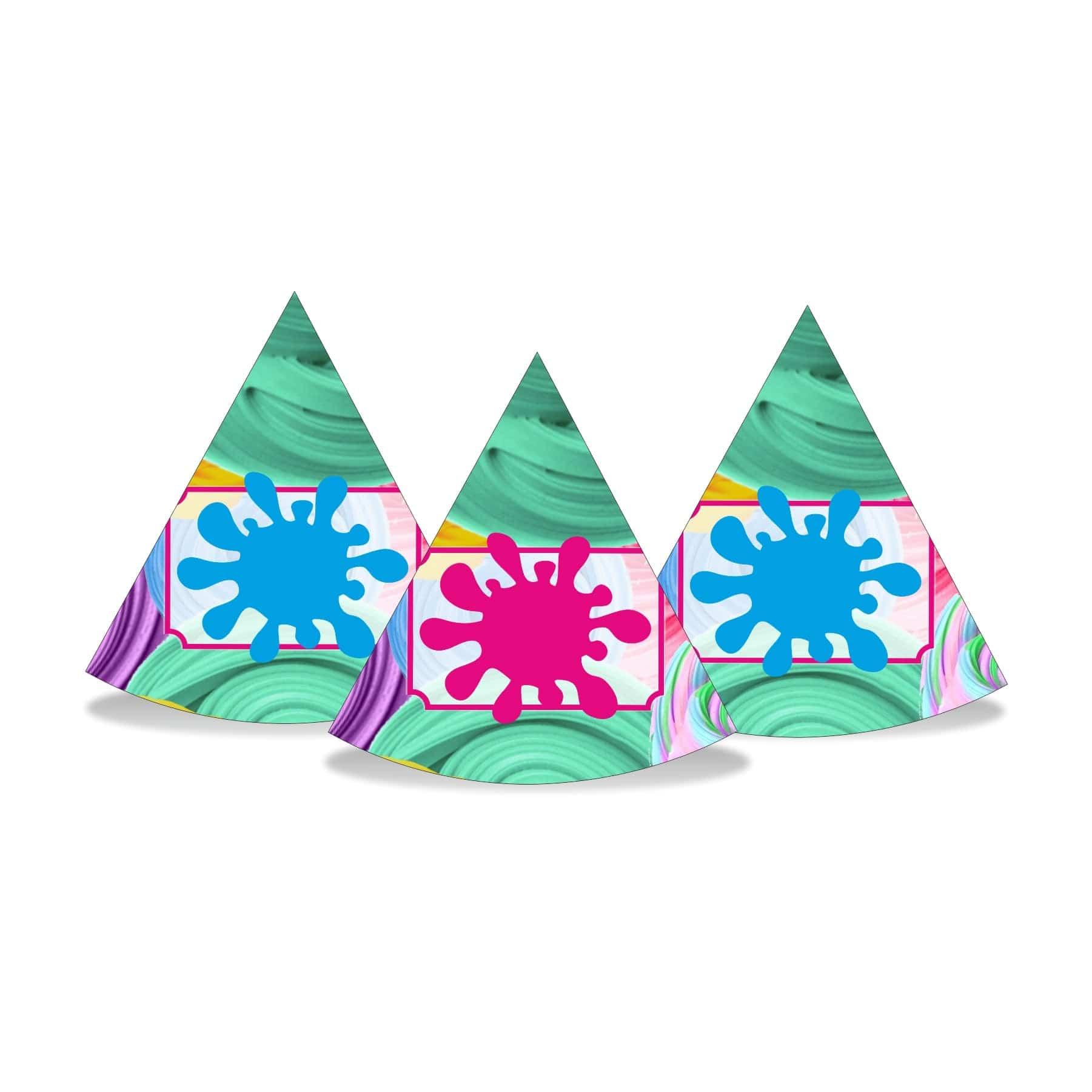 Slime theme Party Decorations Kit - 80 Pieces combo pack PACKAGES Pretty UR Party