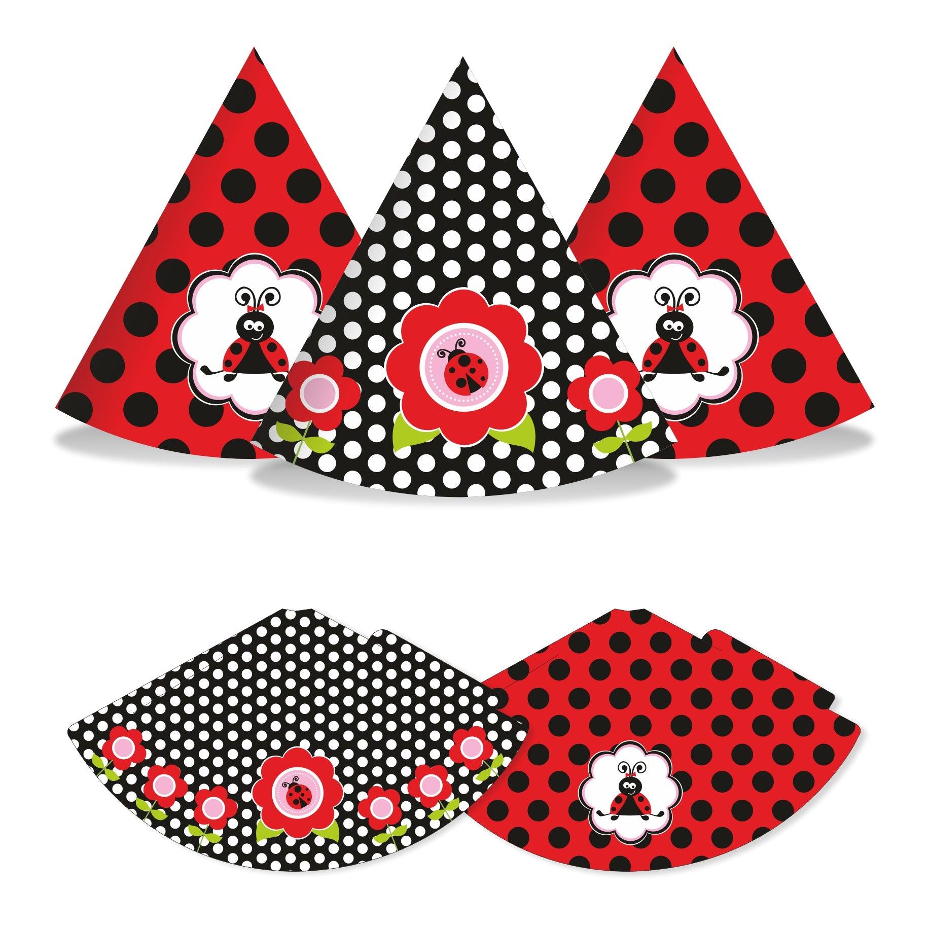 Lady Bug Party Decorations Kit - 80 Pieces Combo Pack BIRTHDAYS Pretty UR Party