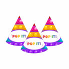 Pop It theme Party Decorations Kit - 80 Pieces combo pack PACKAGES Pretty UR Party