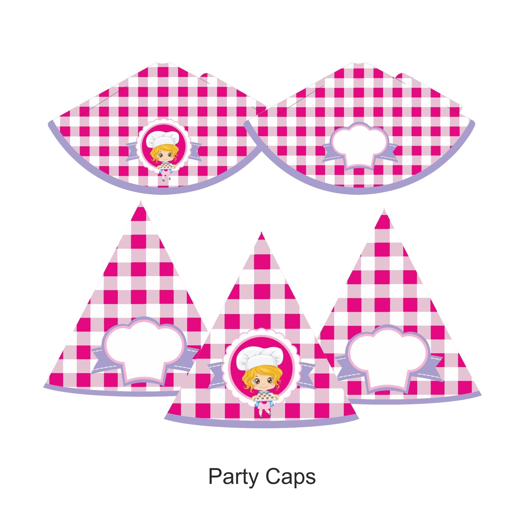 Little Baker Party Decorations Kit - 80 Pieces Combo Pack BIRTHDAYS Pretty UR Party