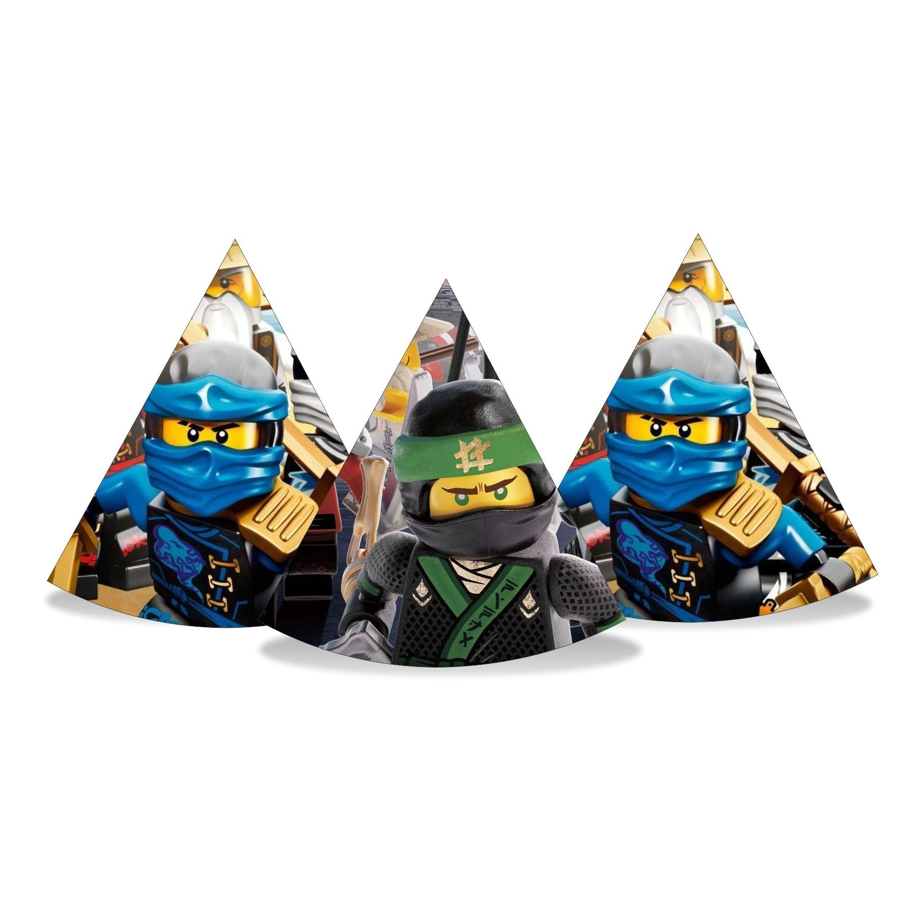 Ninjago theme Party Decorations Kit - 80 Pieces combo pack PACKAGES Pretty UR Party