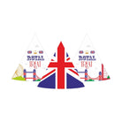 London Party Decorations Kit - 80 Pieces Combo Pack BIRTHDAYS Pretty UR Party