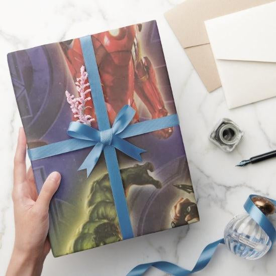 Avengers Wrapping paper (pack of 5) RETURN GIFTS Pretty UR Party