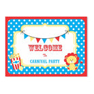 Carnival Entrance Banner / Door Sign THEME PARTIES Pretty UR Party