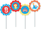 Carnival Cupcake / Food Toppers THEME PARTIES Pretty UR Party