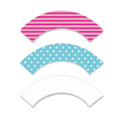 Girly Carnival Cupcake Wrappers THEME PARTIES Pretty UR Party