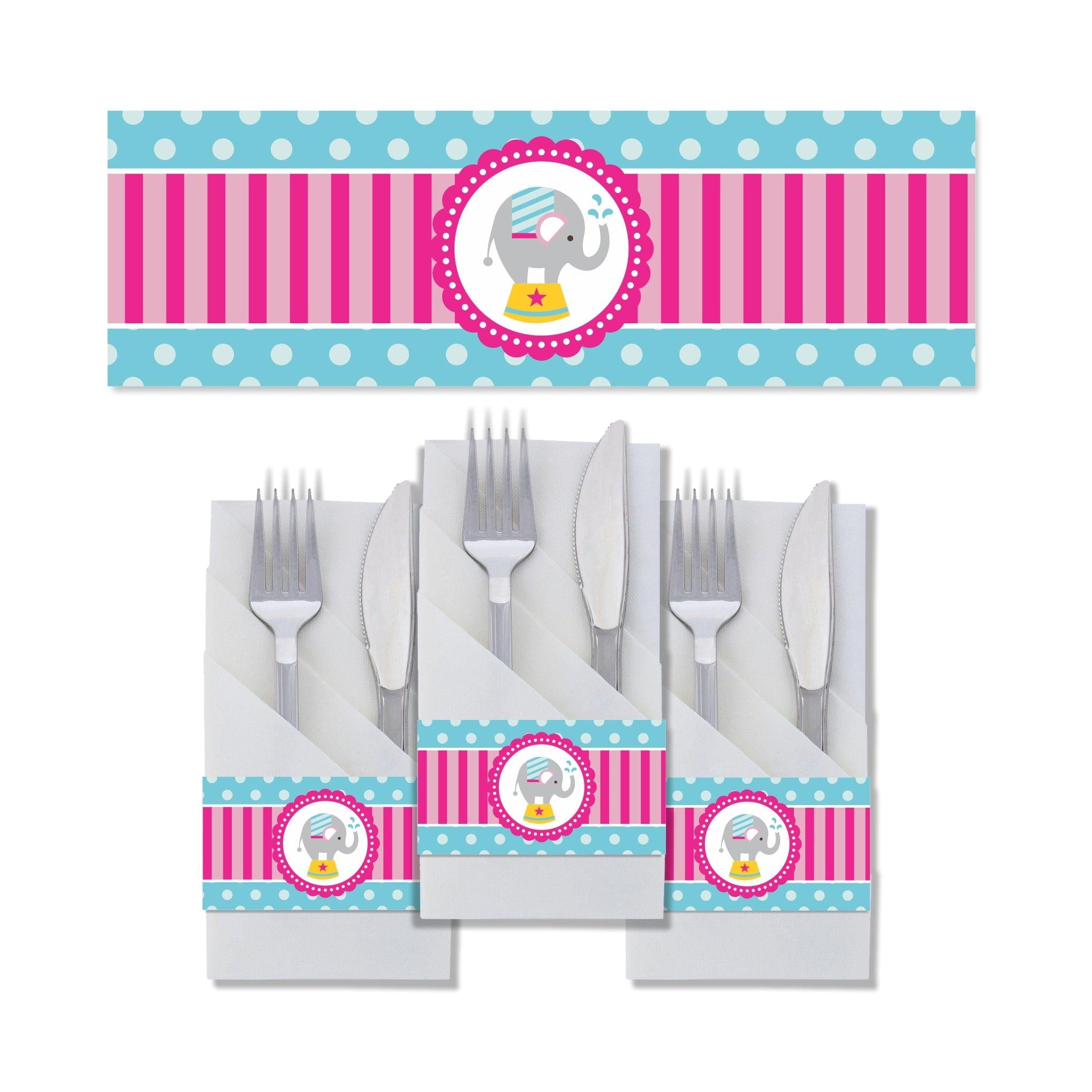 Girly Carnival Napkin Rings THEME PARTIES Pretty UR Party