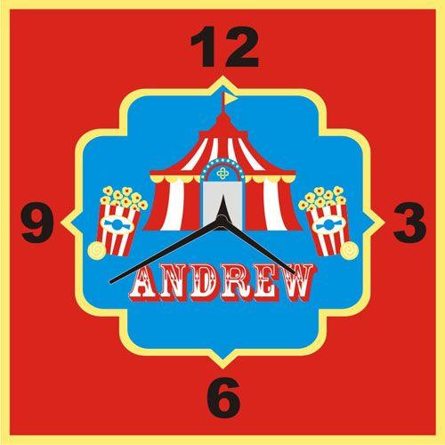 Personalised Carnival Clock THEME PARTIES Pretty UR Party
