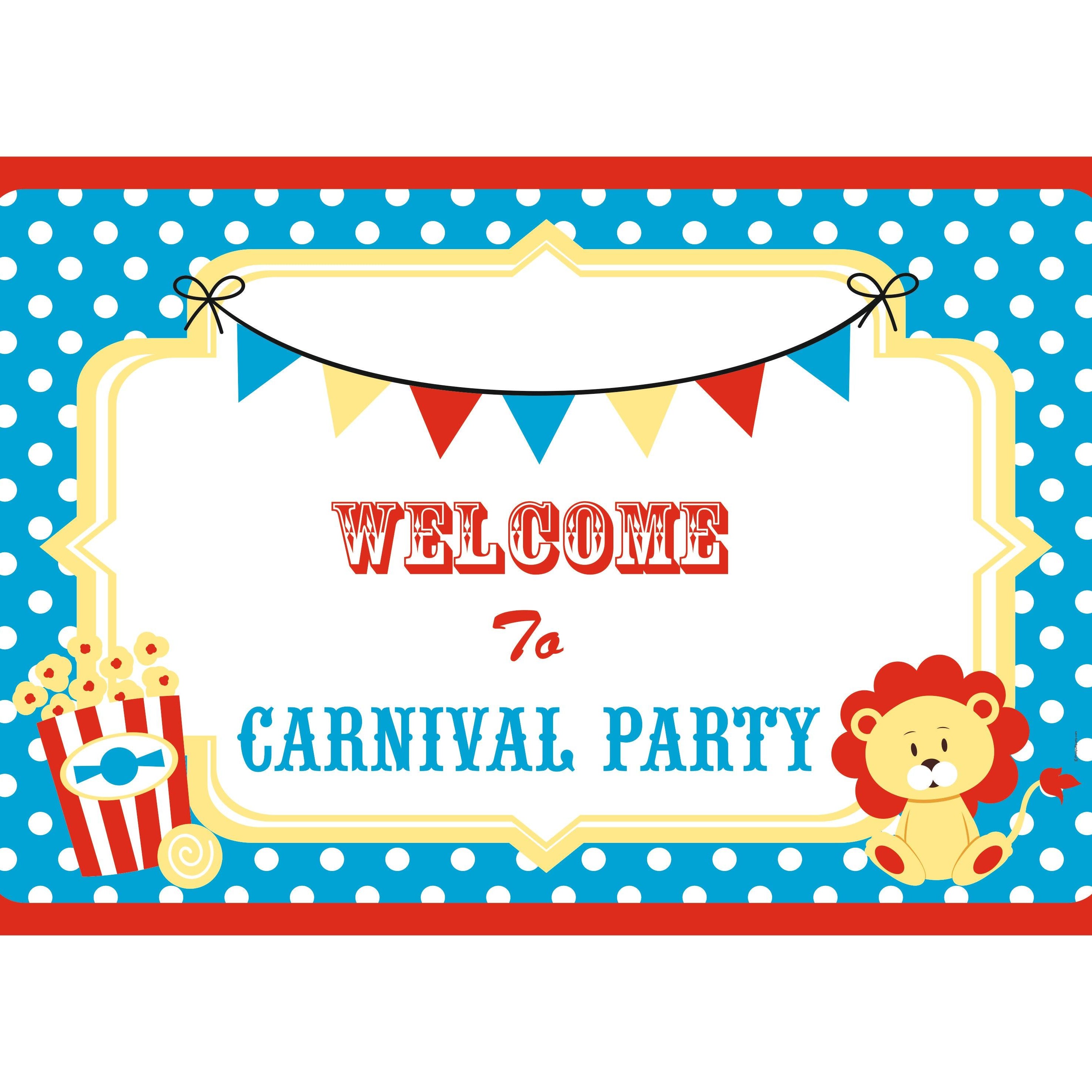Carnival Party Decorations Kit - 80 Pieces Combo Pack PACKAGES Pretty UR Party