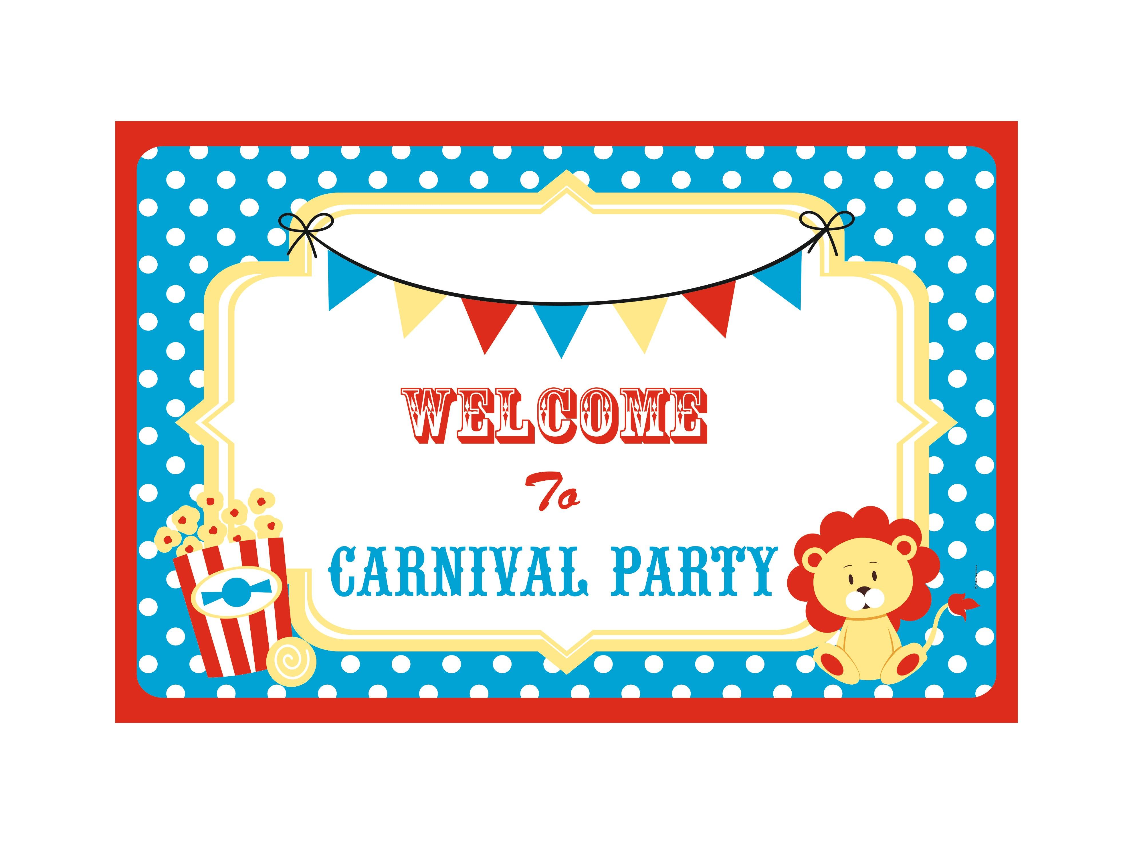 Carnival Party Decorations Kit - 80 Pieces Combo Pack PACKAGES Pretty UR Party