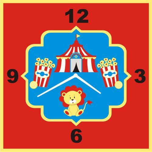 Personalised Carnival Clock THEME PARTIES Pretty UR Party