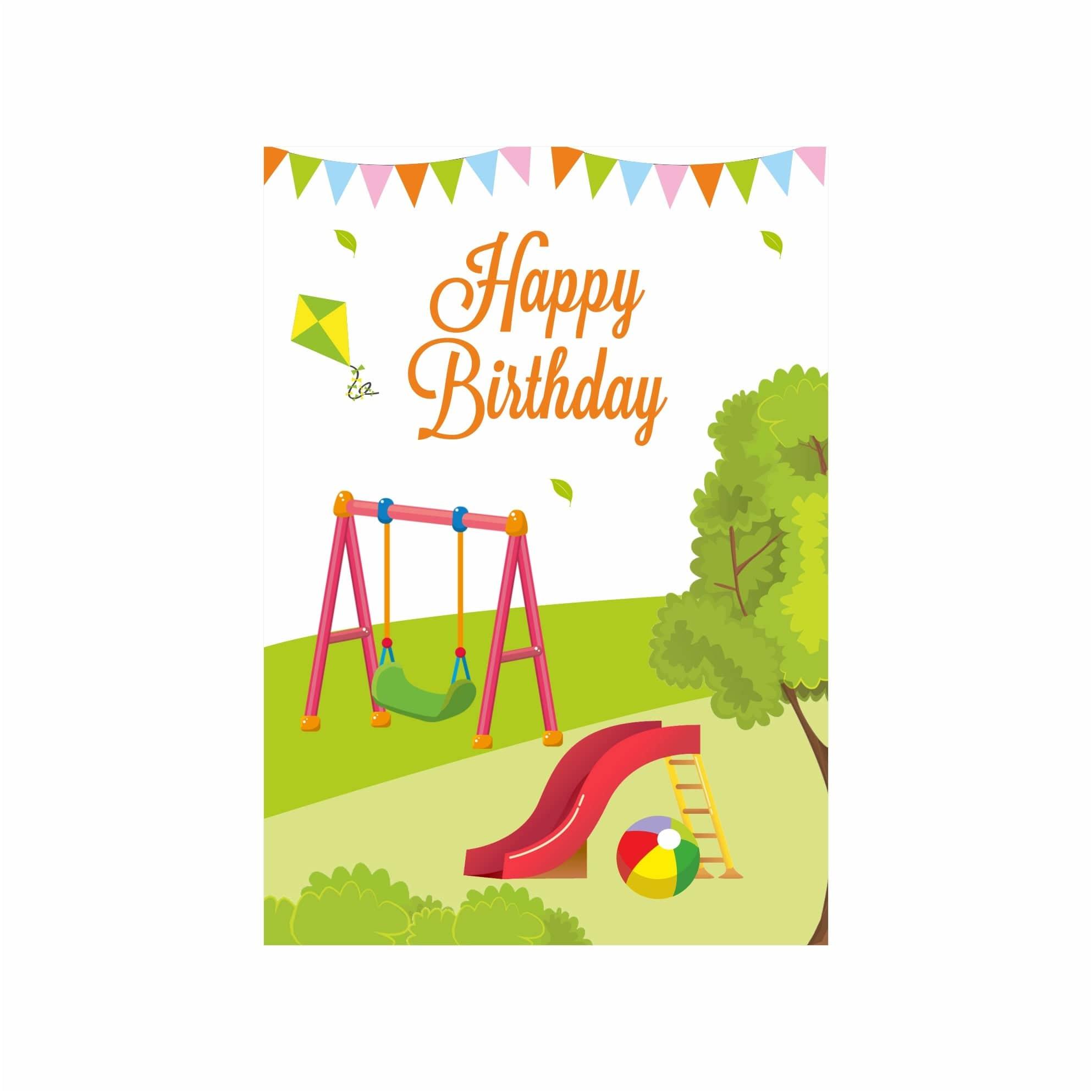 Play Ground Party Decorations Kit- 80 Pieces Combo pack BIRTHDAYS Pretty UR Party