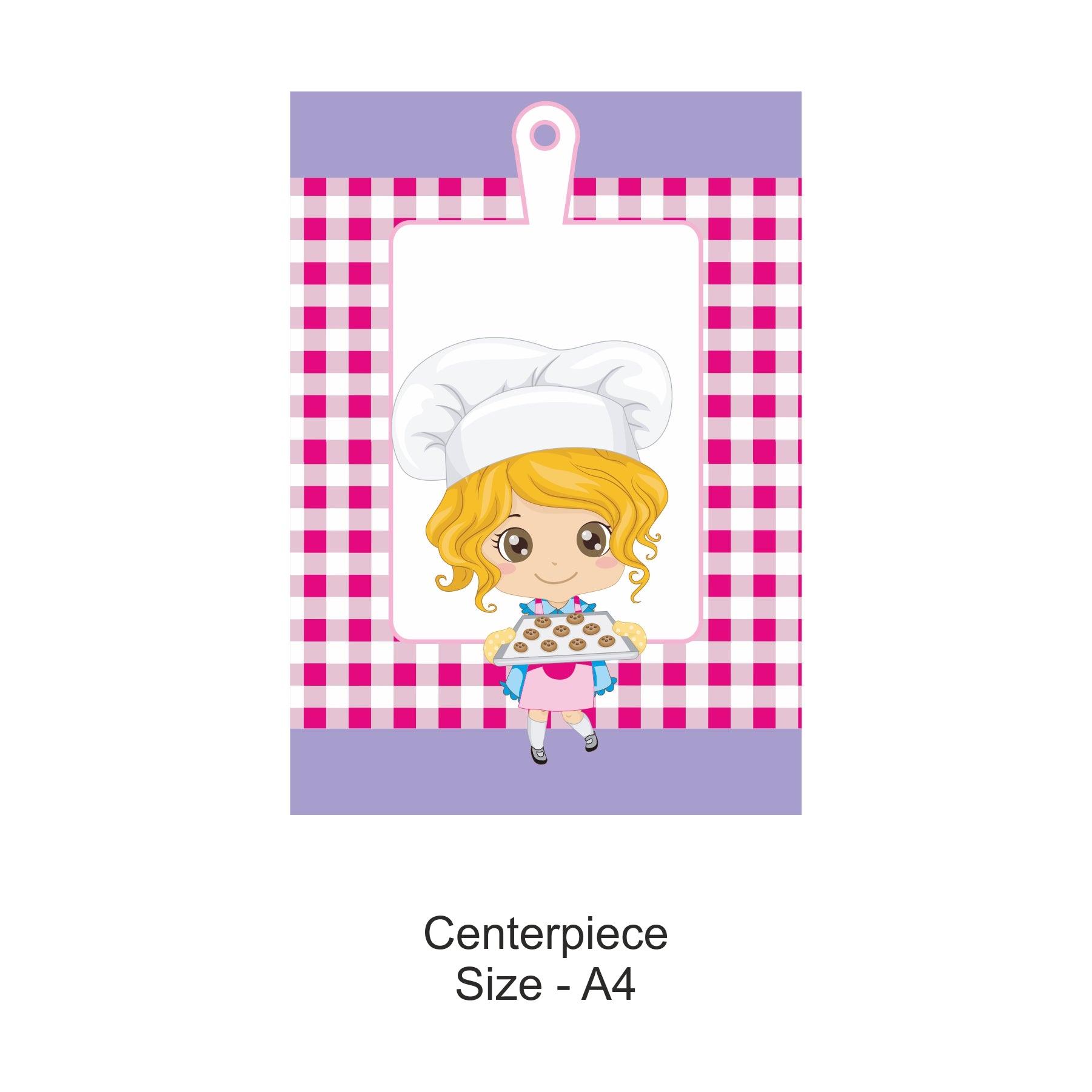 Little Baker Party Decorations Package - 70 pieces Combo BIRTHDAYS Pretty UR Party