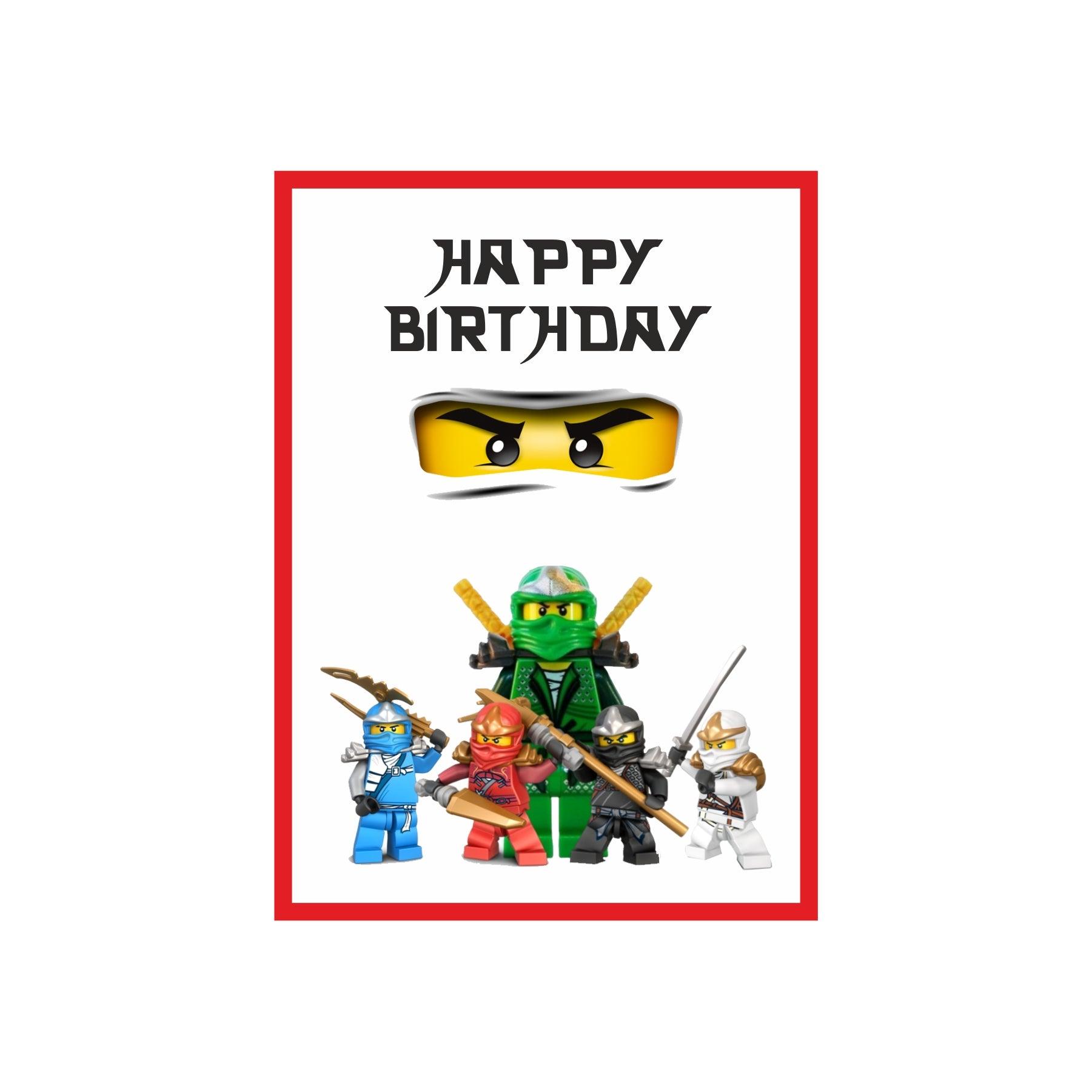 Ninjago theme Centerpieces - Pack of 2 THEME PARTIES Pretty UR Party